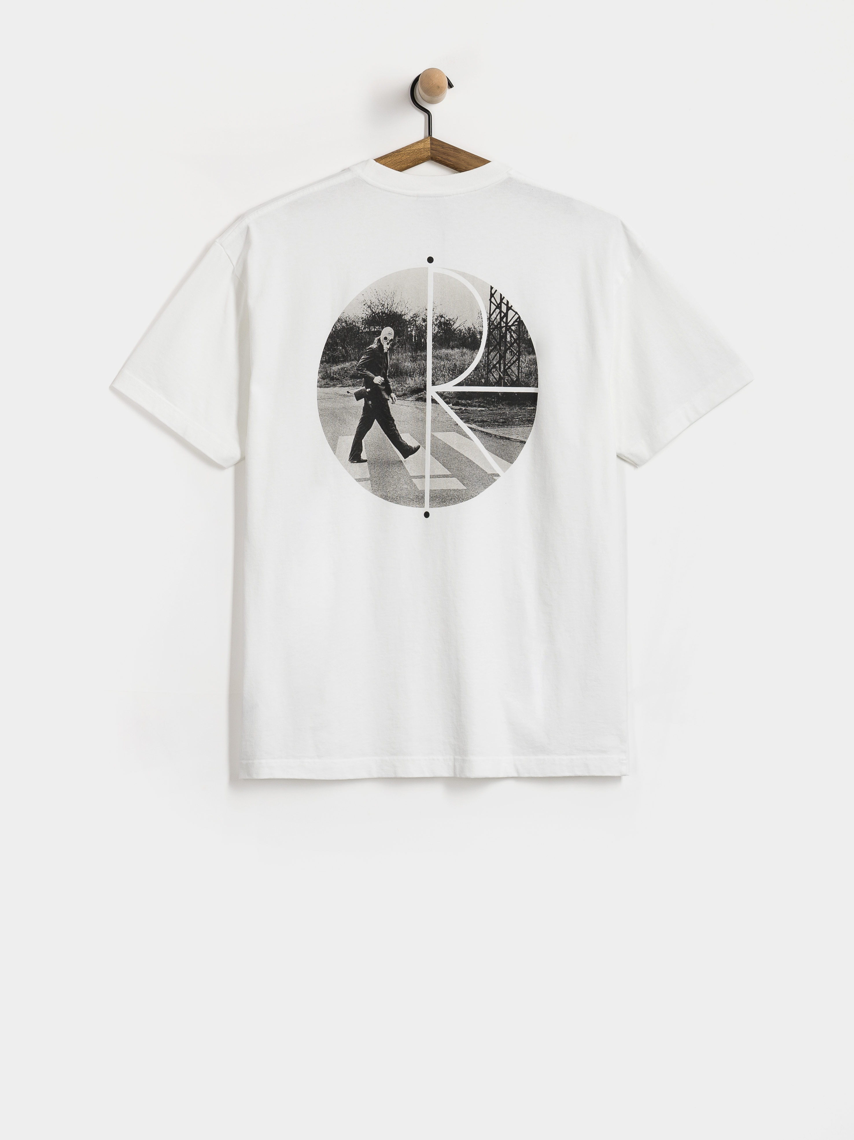 T-shirt Polar Skate Fill Logo Klez Crossing (white)