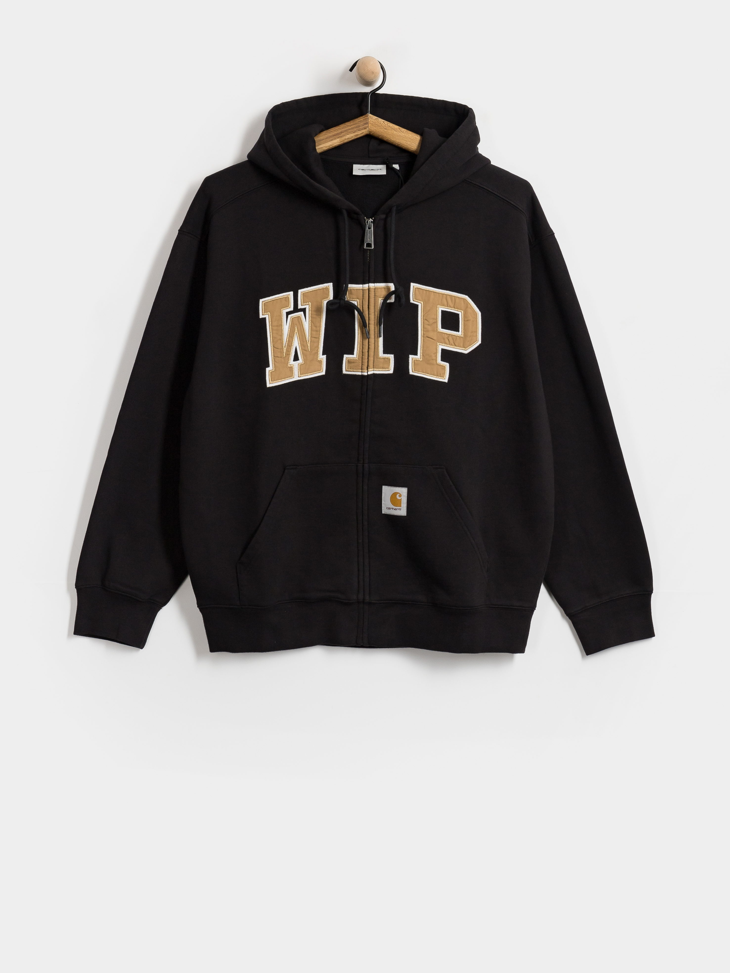 Bluza z kapturem Carhartt WIP WIP ZHD (black/stone washed)
