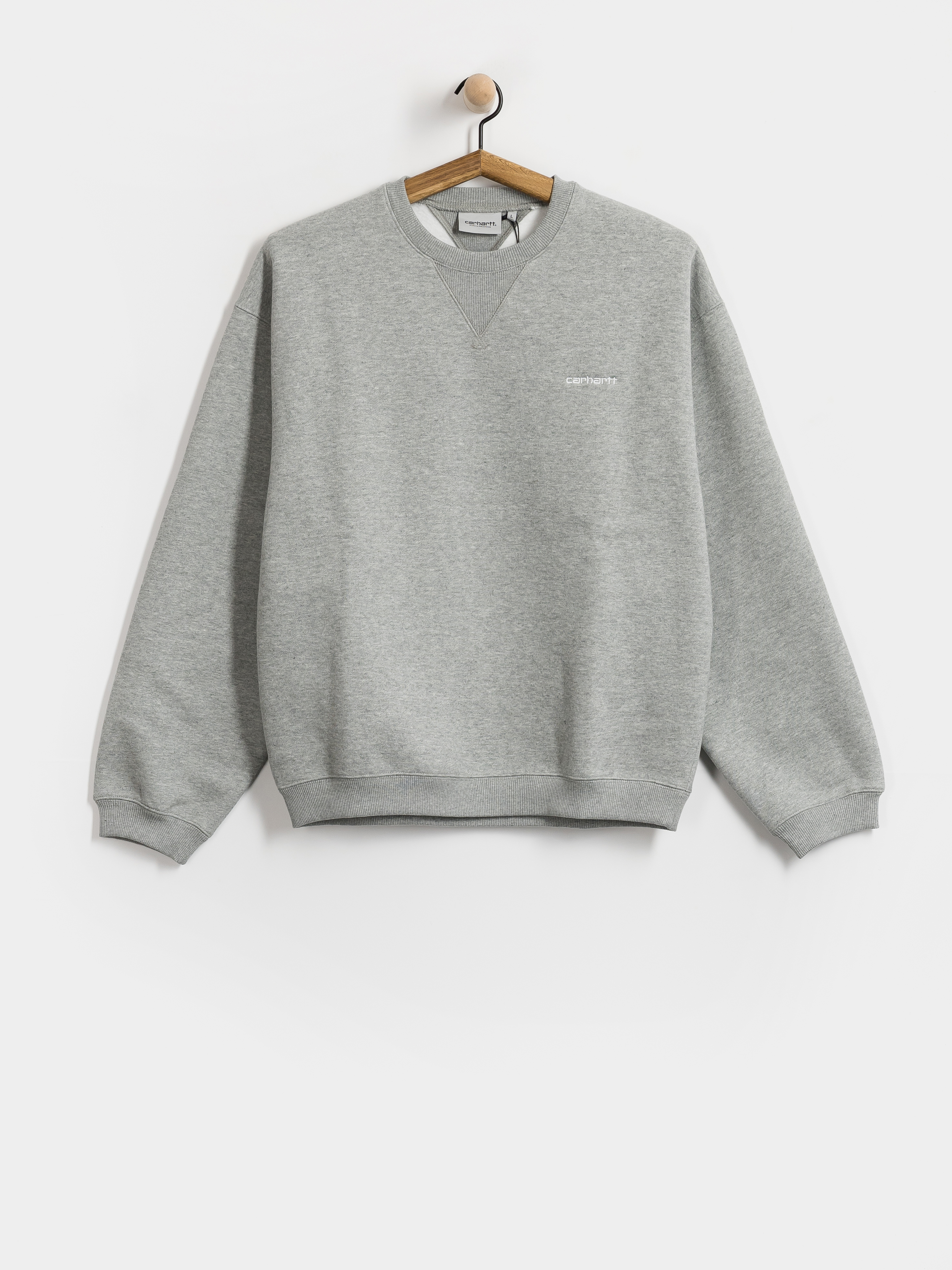 Bluza Carhartt WIP Ebbert (grey heather/white)