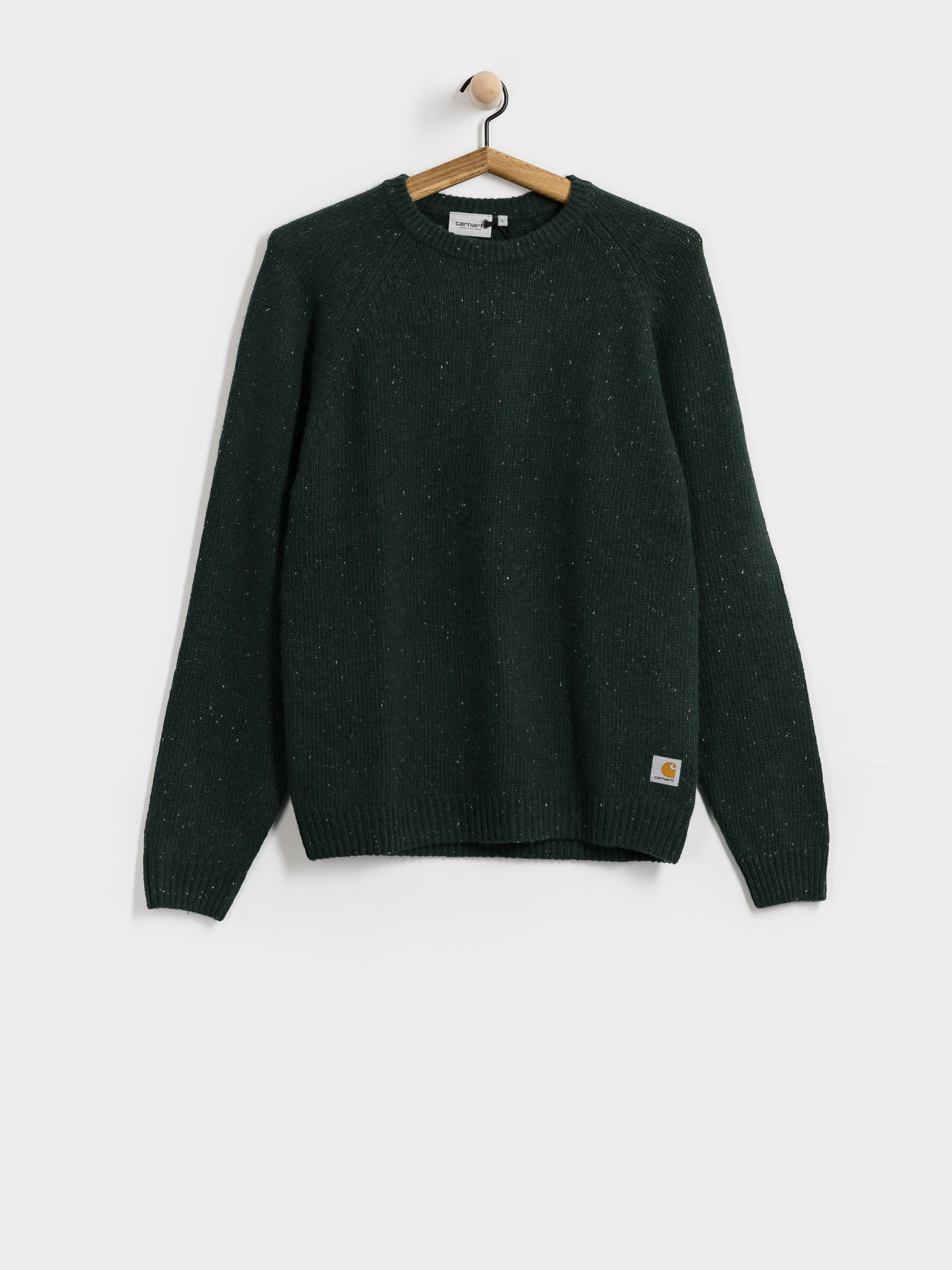 Sweter Carhartt WIP Anglistic (speckled dark scarab)