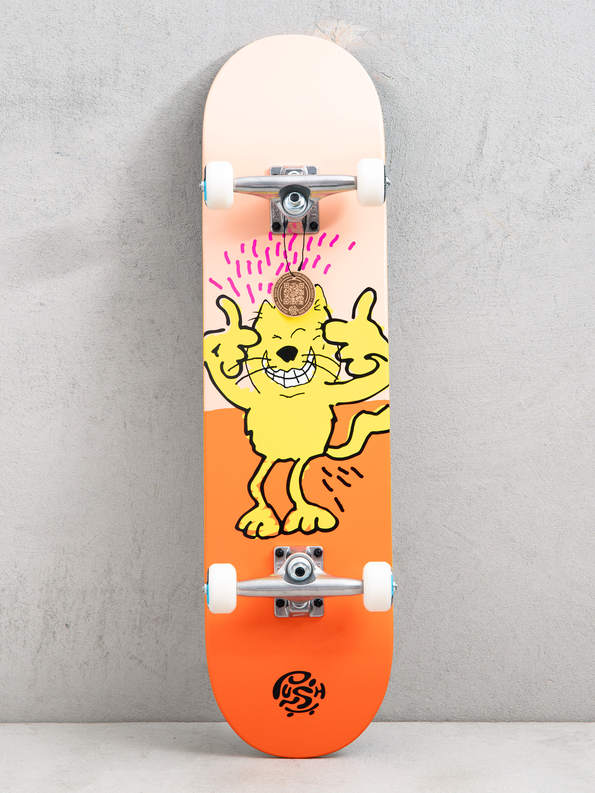 Deskorolka Push Chaos Kat Fp (orange)