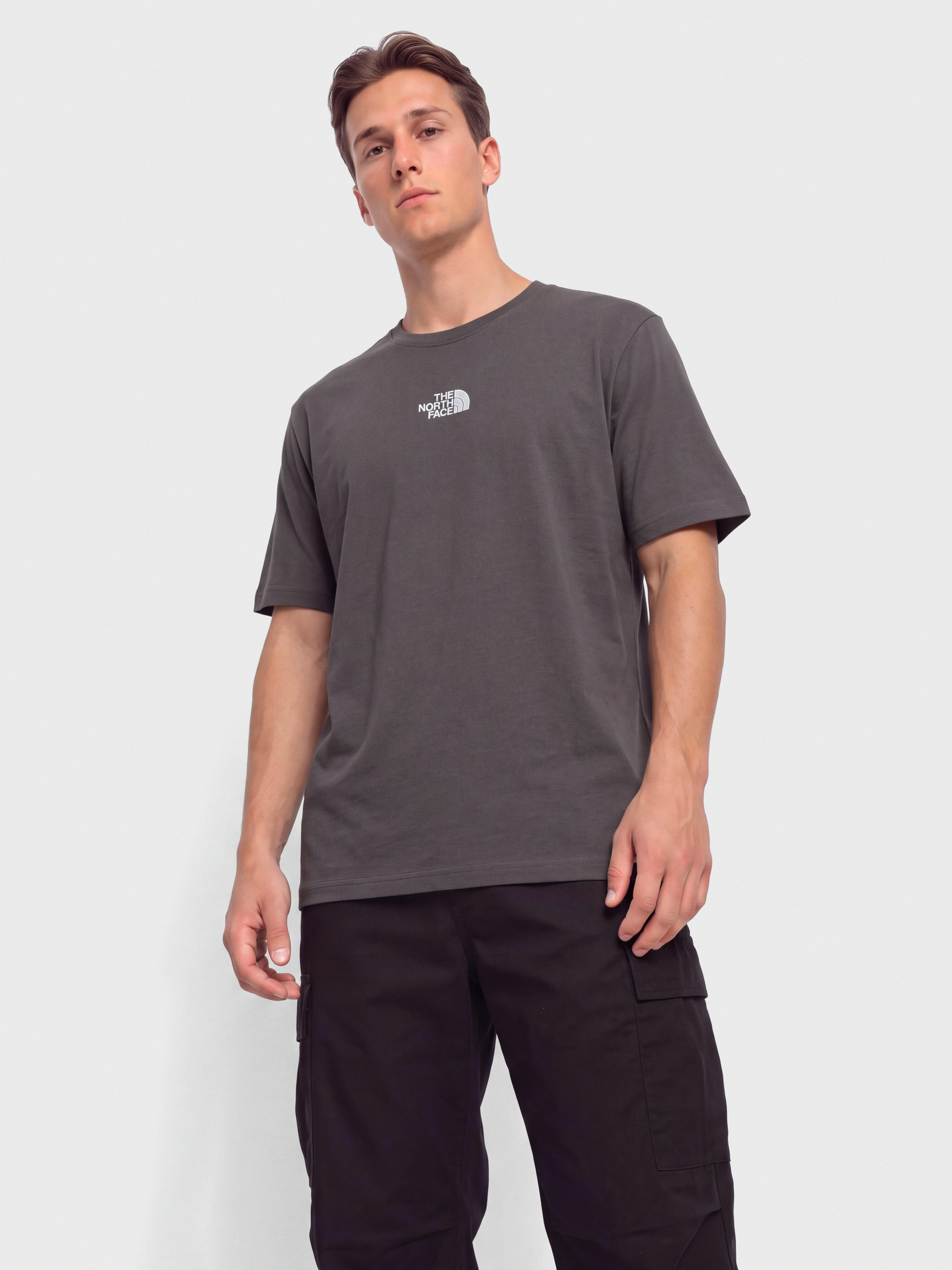 T-shirt The North Face Essential Center Logo Relaxed (anthracite grey)