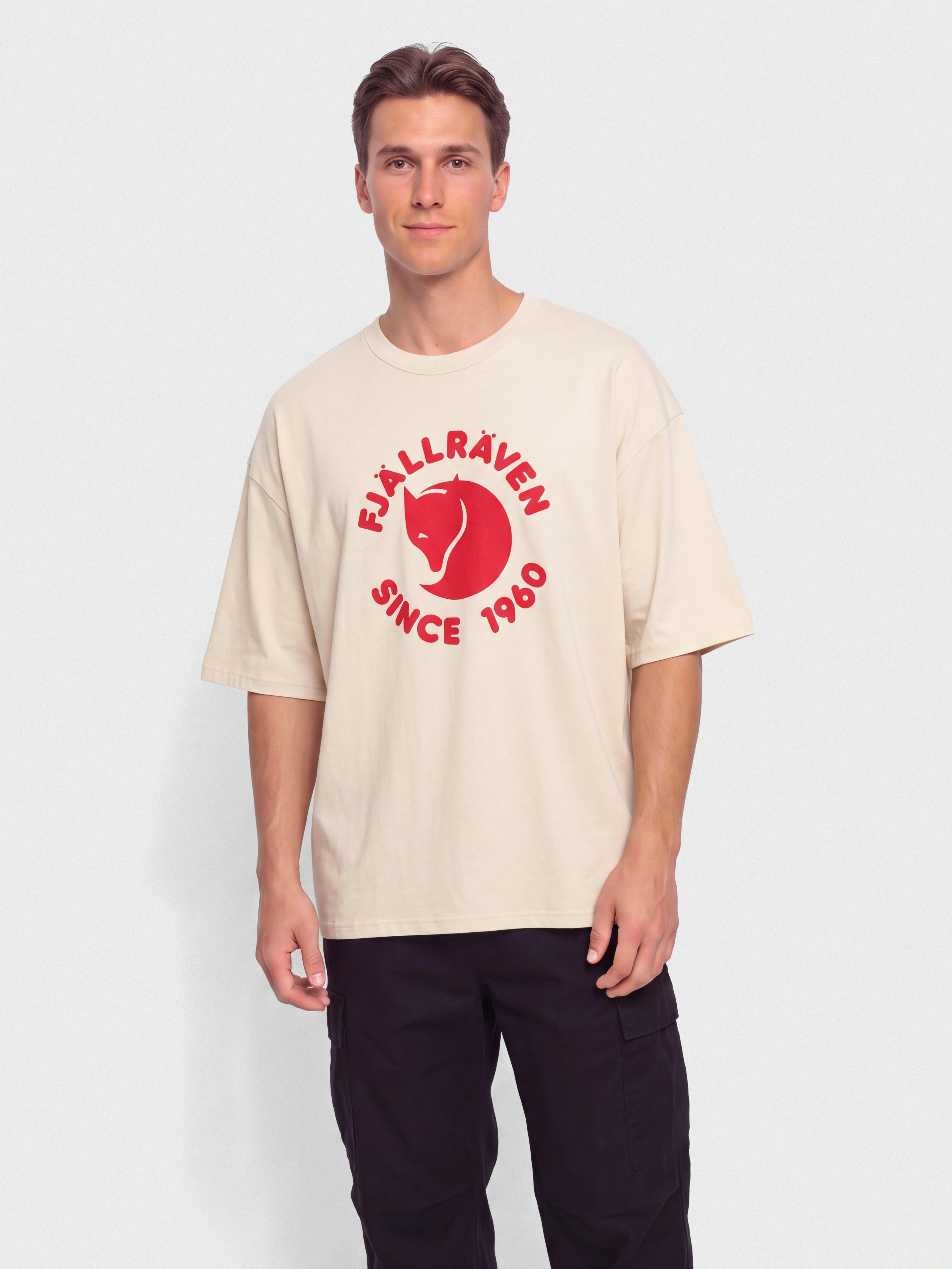 T-shirt Fjallraven Relaxed (chalk white)