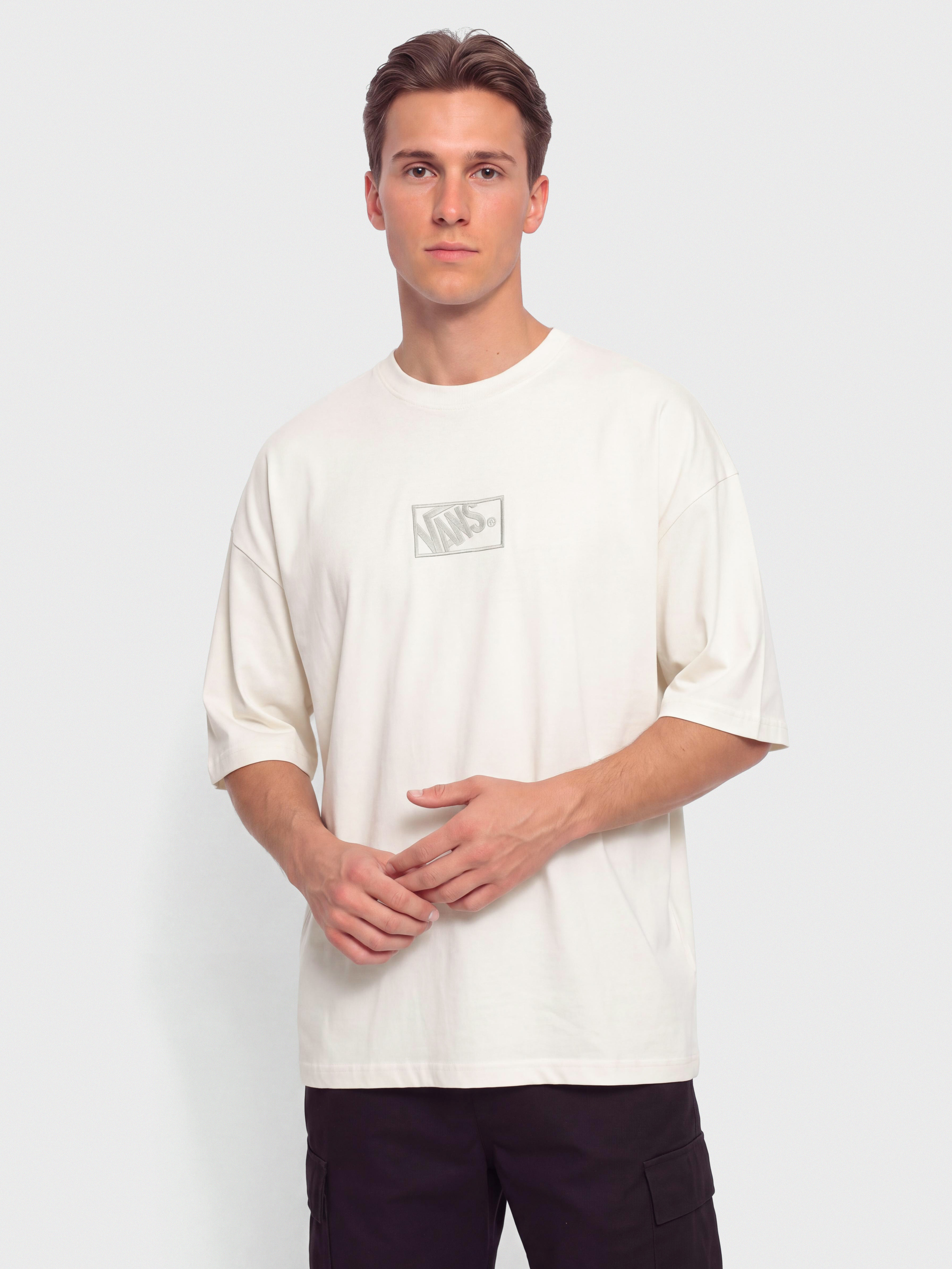 T-shirt Vans Blocked Box Loose (egret)