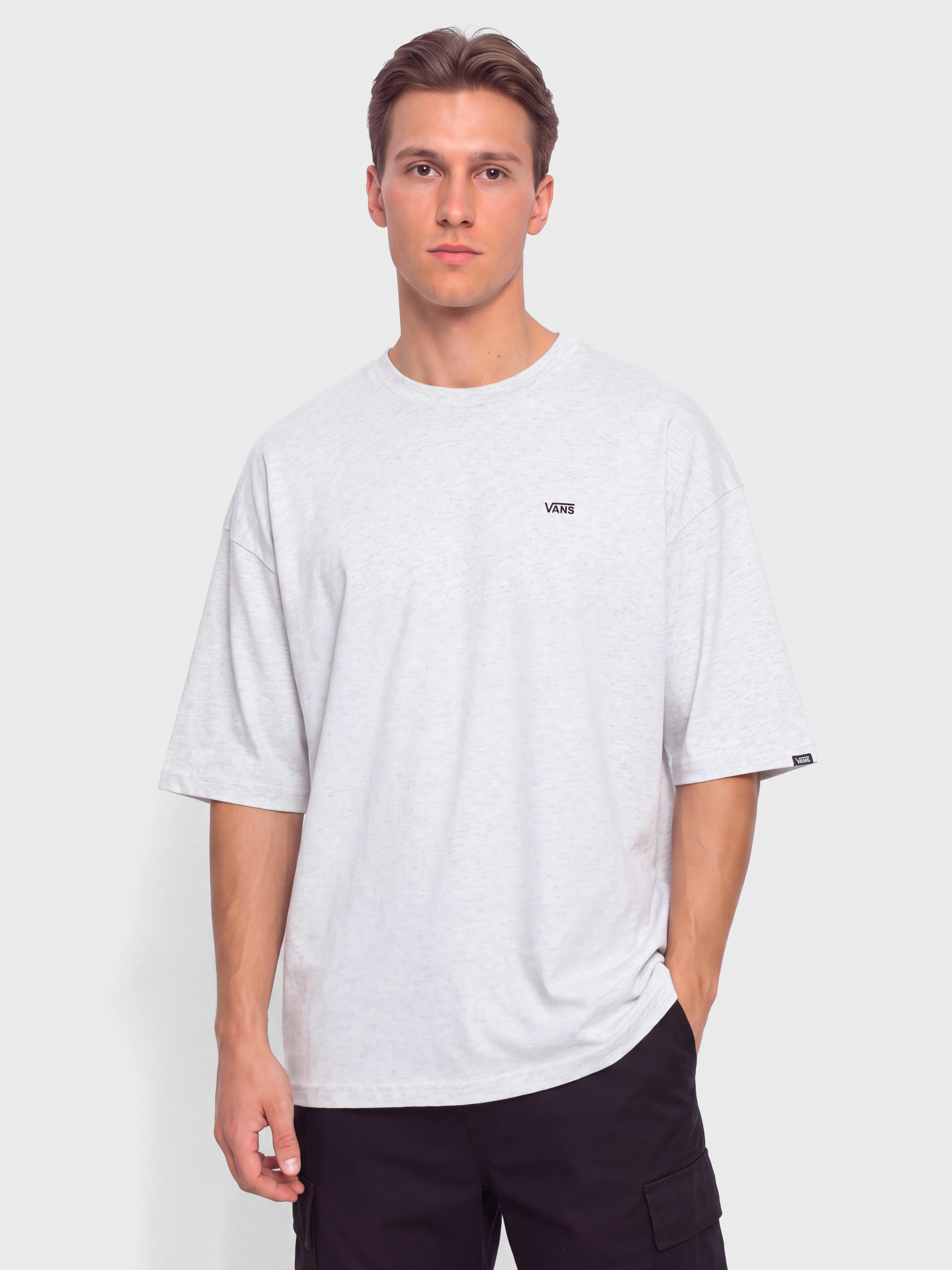 T-shirt Vans Left Chest II Loose (light grey heather)