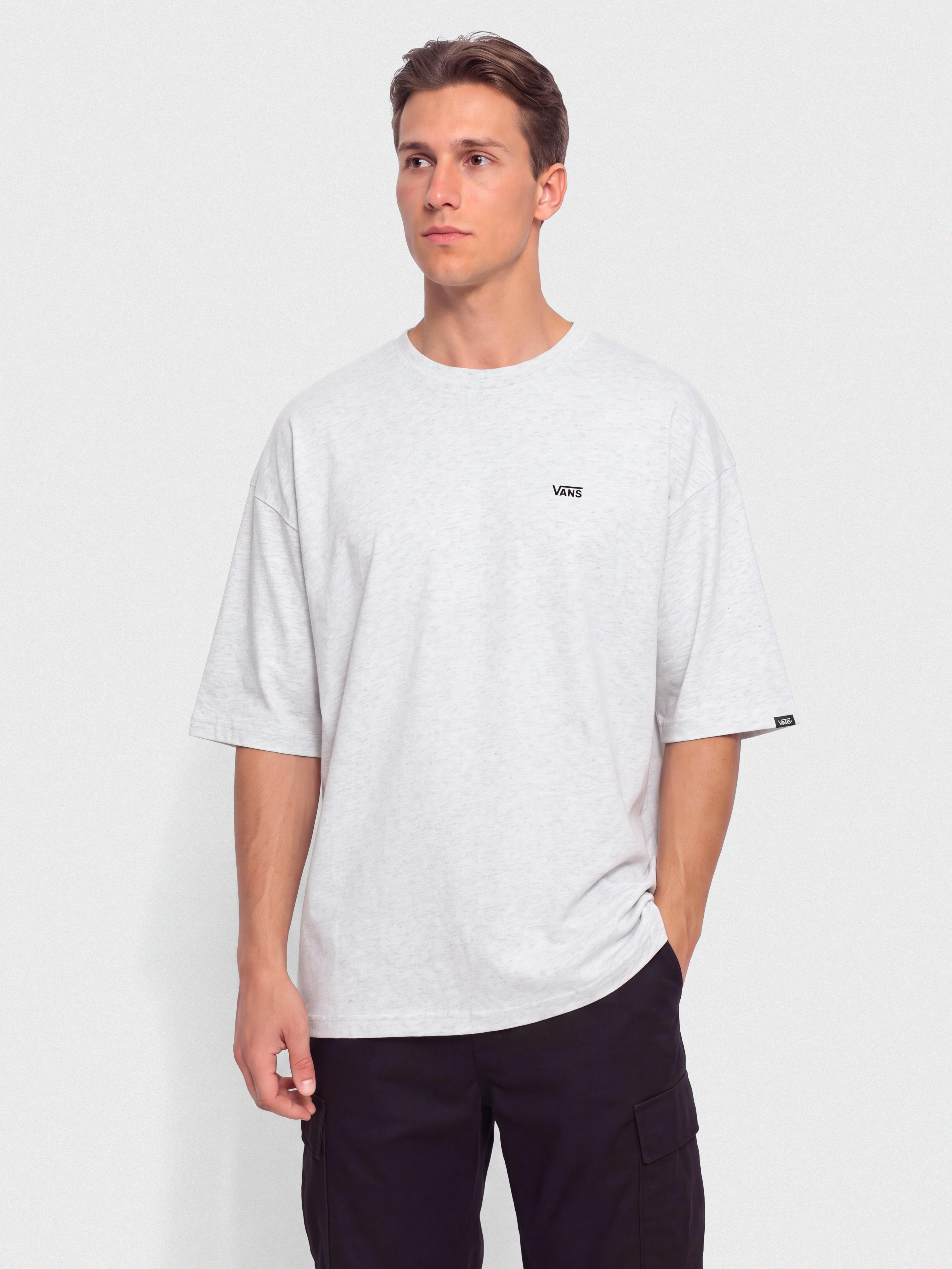 T-shirt Vans Left Chest II Loose (light grey heather)