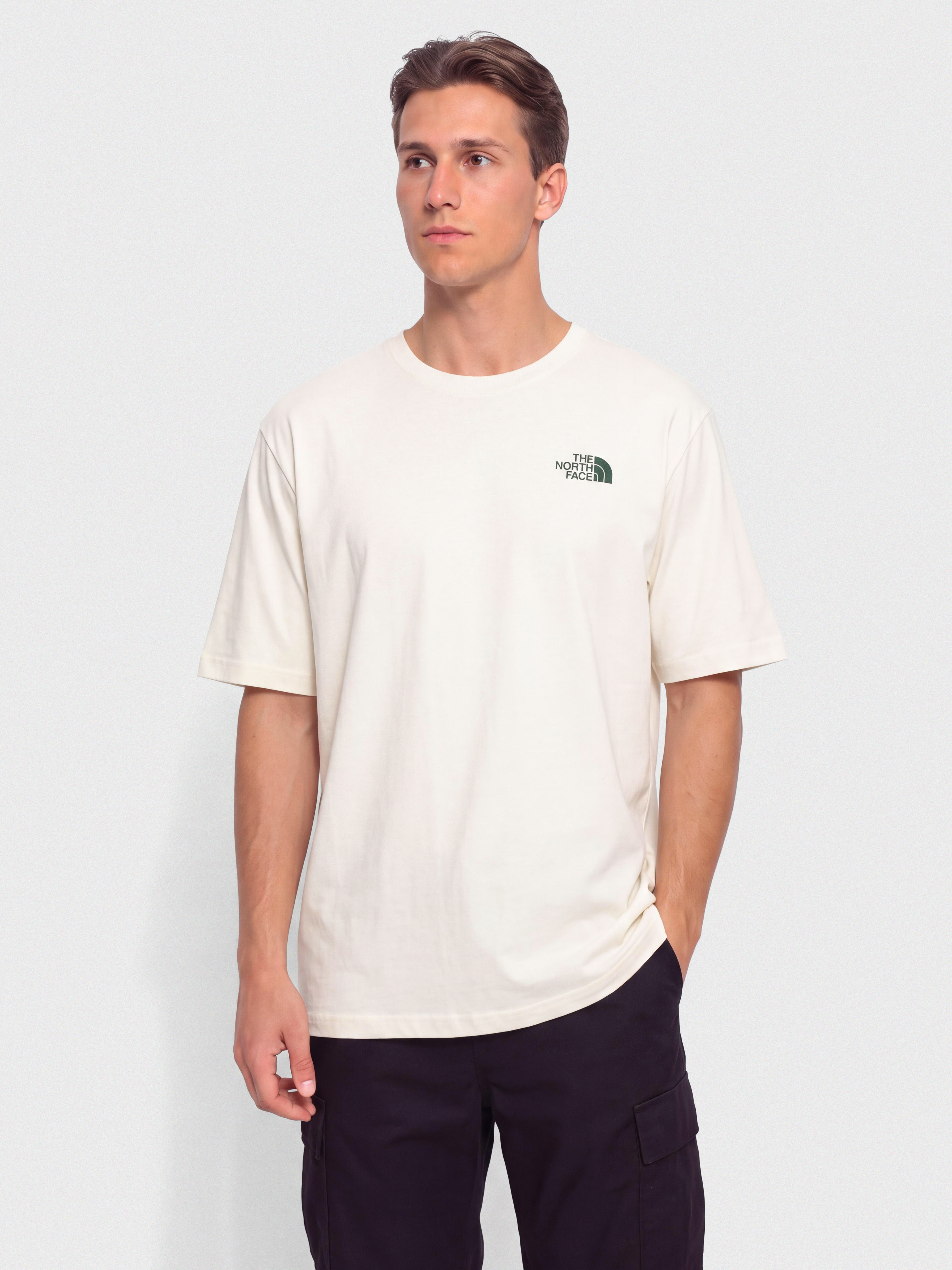 T-shirt The North Face Retro Earth Relaxed (white dune)