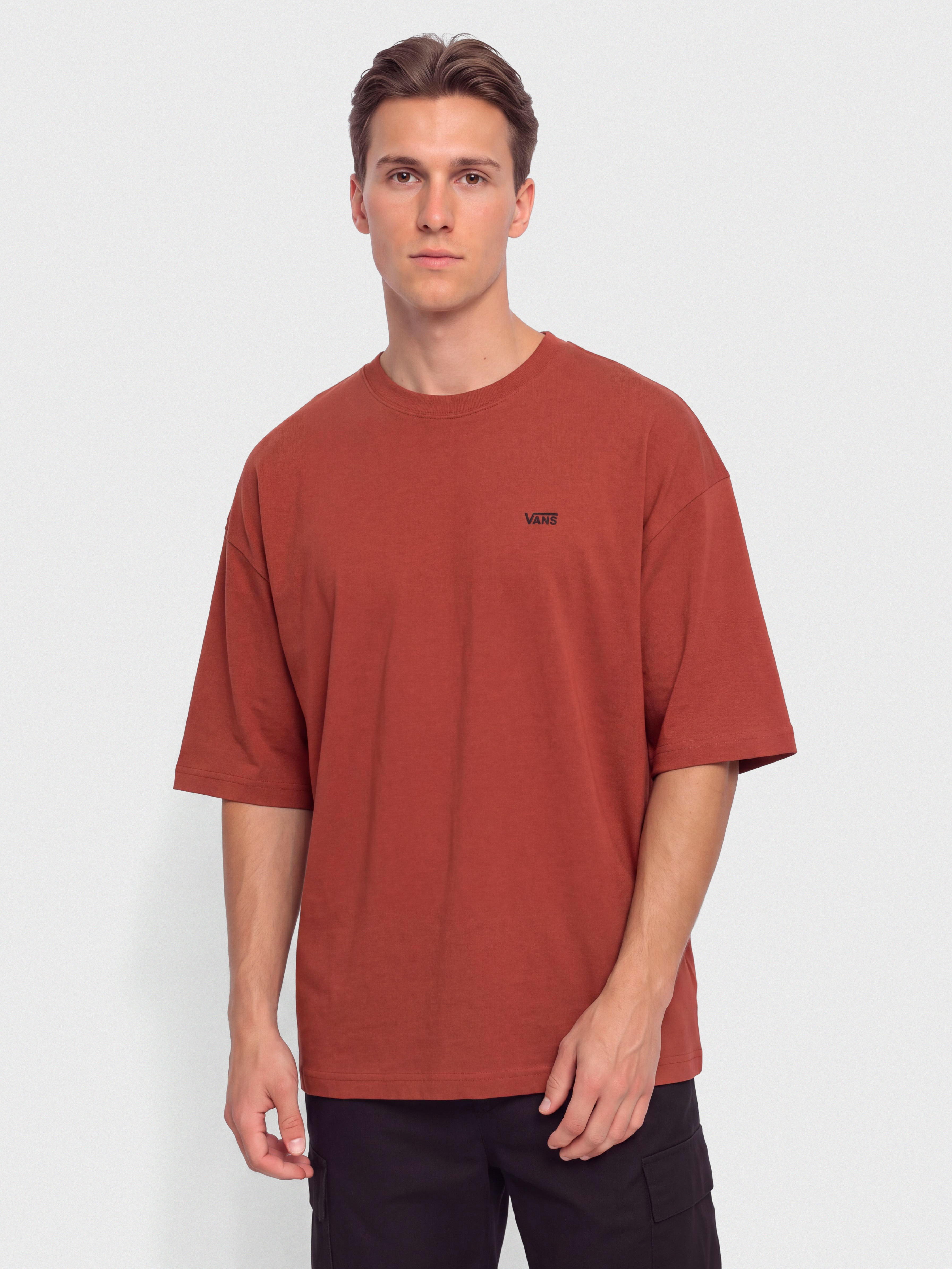 T-shirt Vans Left Chest II Loose (poppy ember)