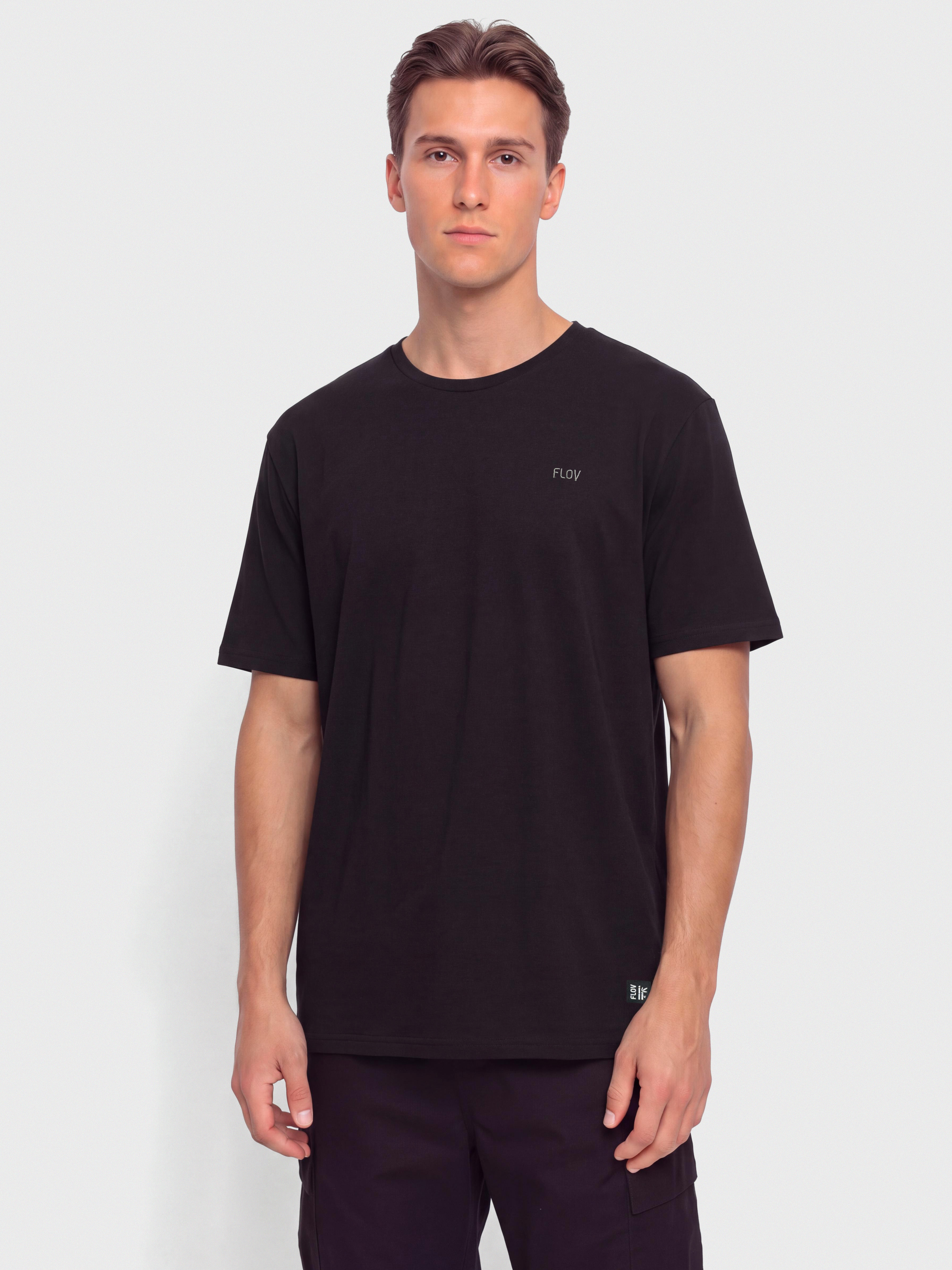 T-shirt FLOV Birken Relaxed (black)