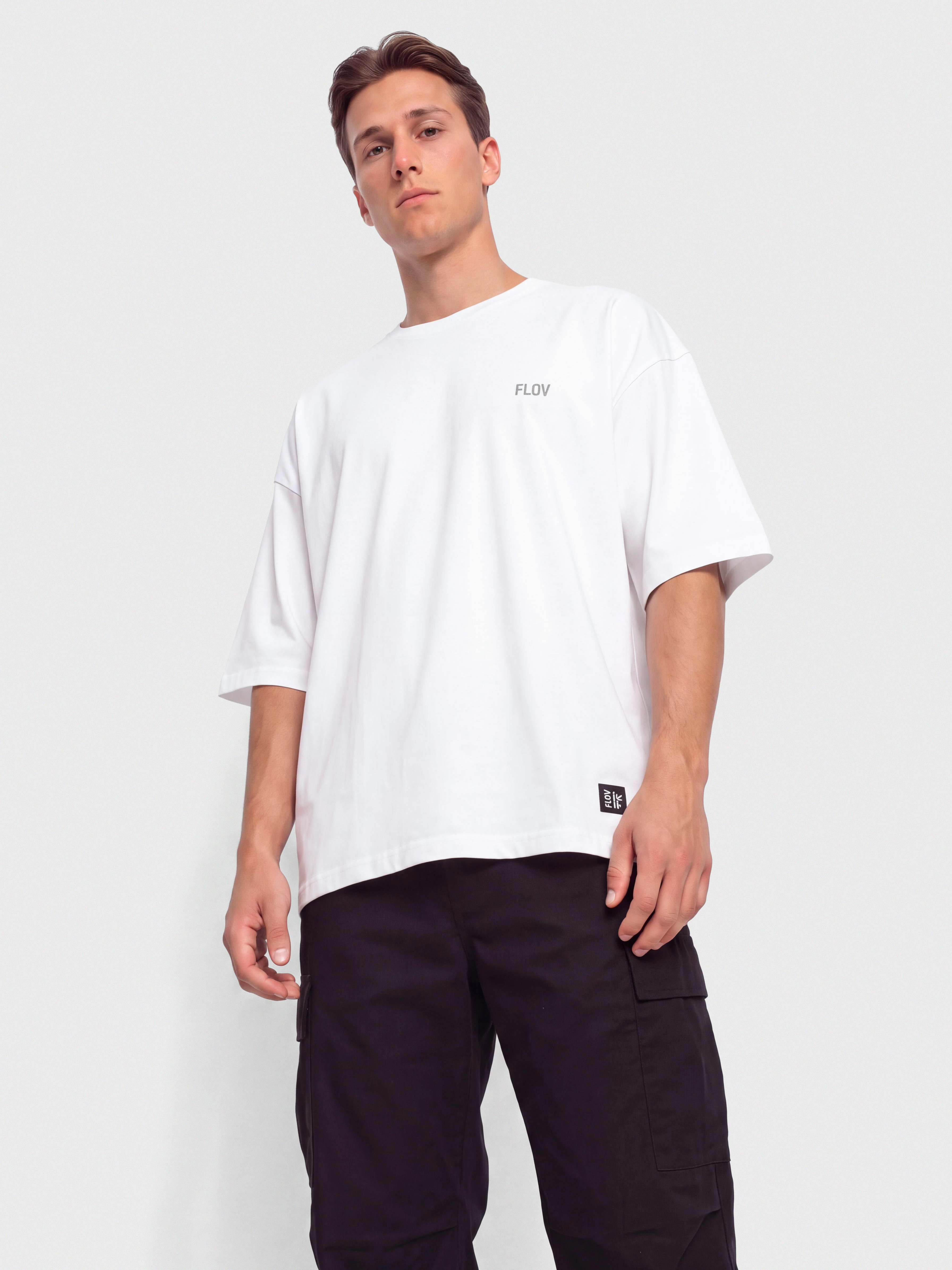 T-shirt FLOV Birken Relaxed (white)