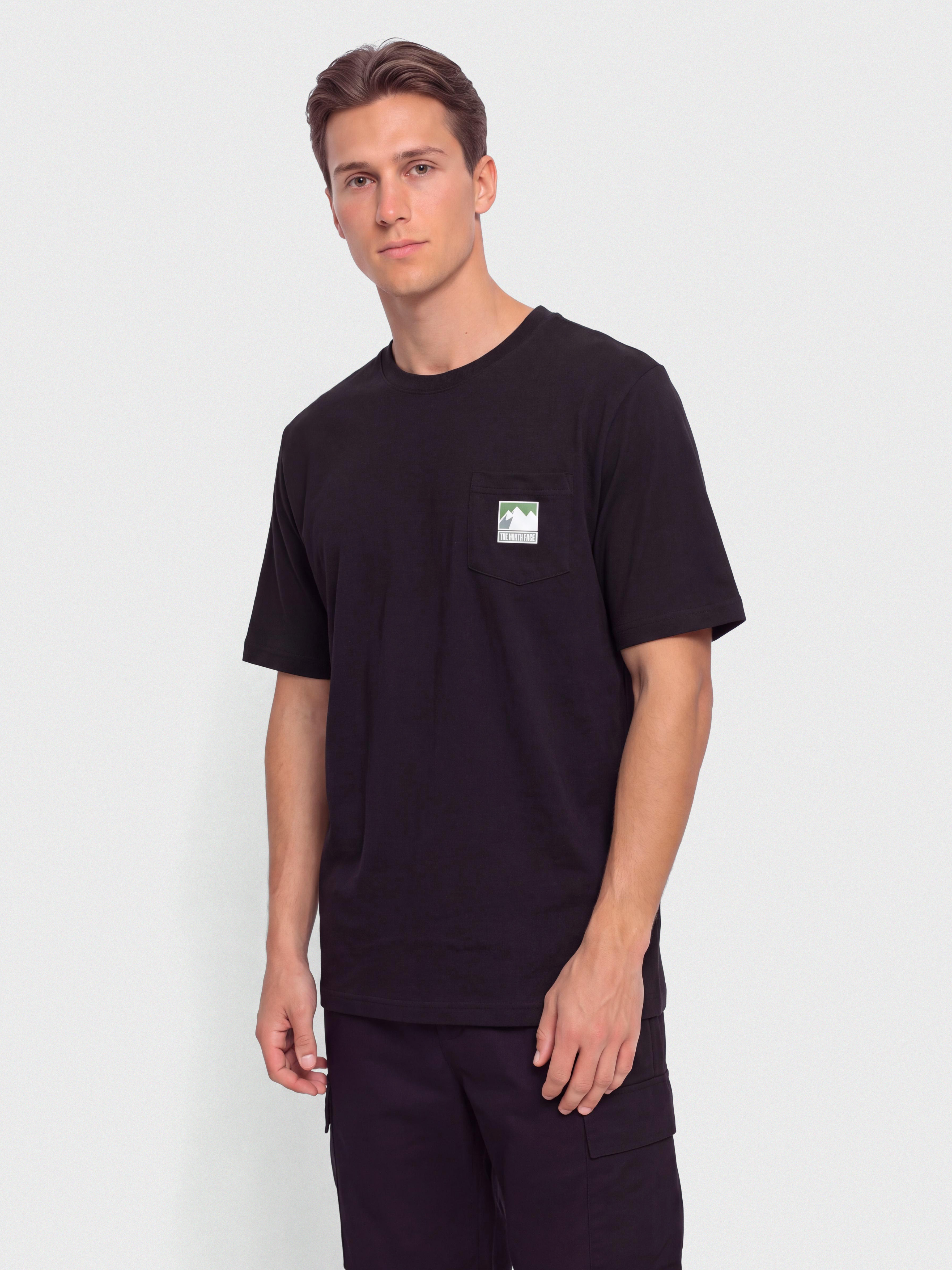 T-shirt The North Face Mountain Logo Relaxed (tnf black)