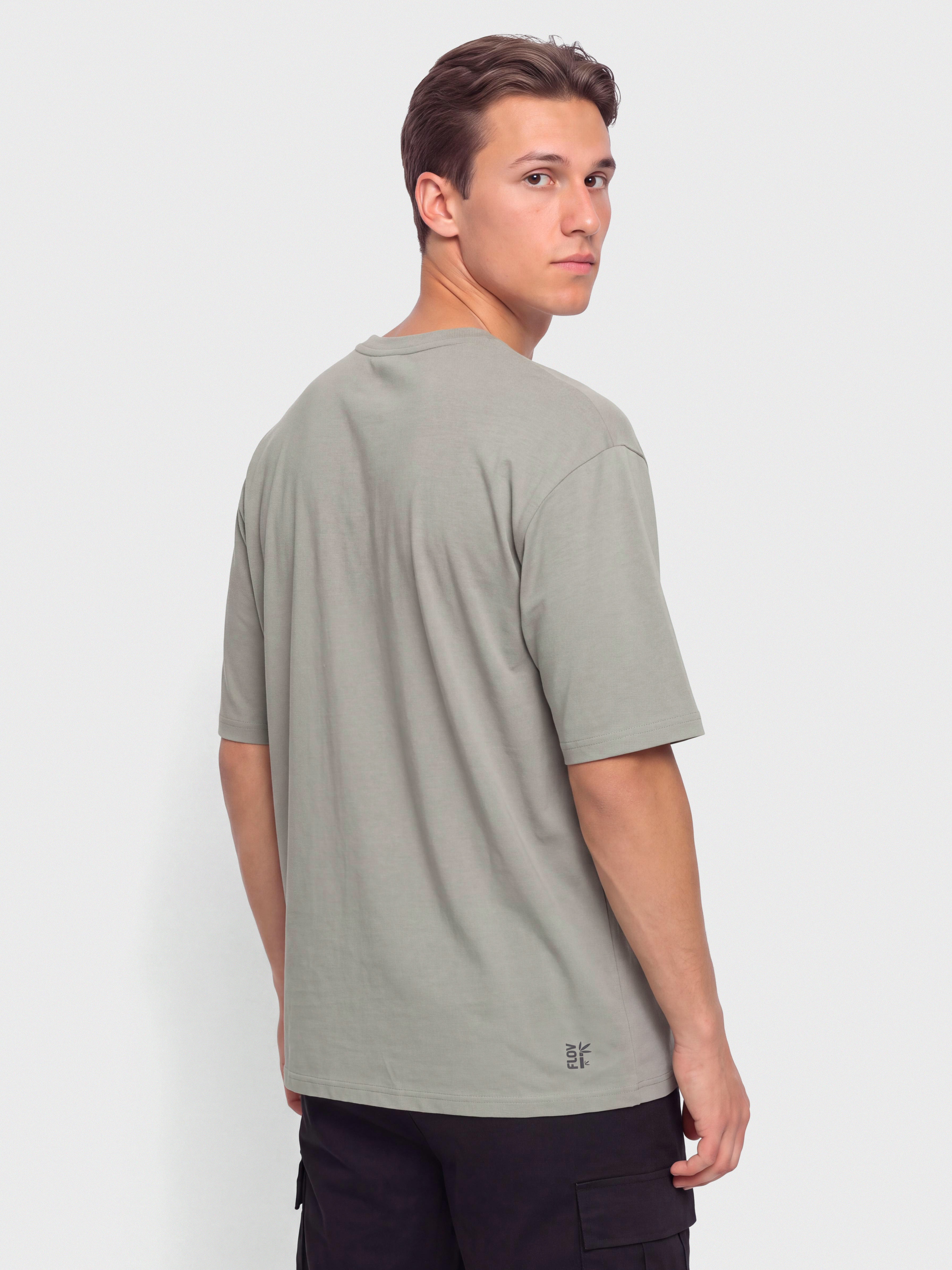 T-shirt FLOV Birken Relaxed (light grey/light grey)