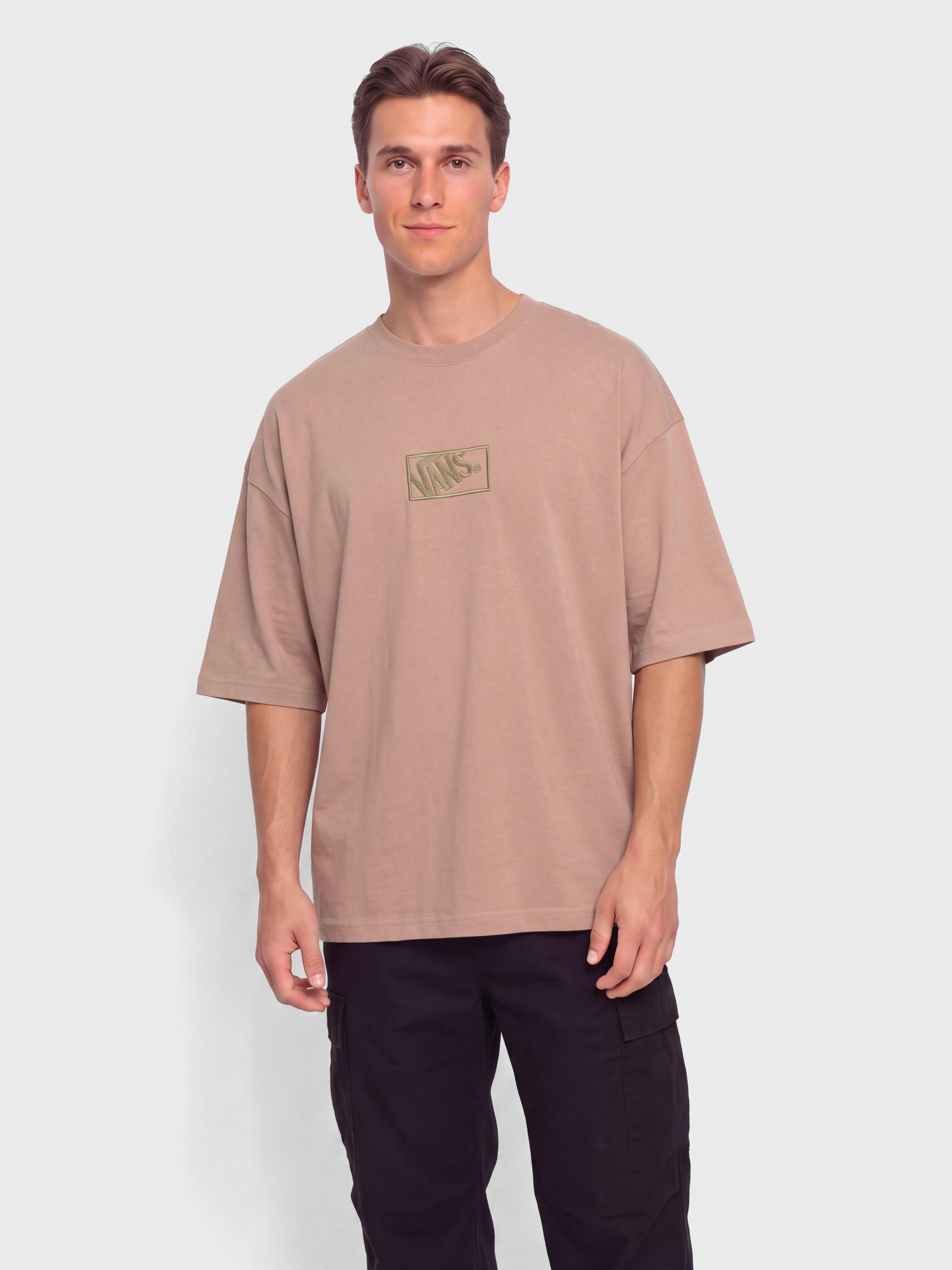 T-shirt Vans Blocked Box Loose (warm taupe)