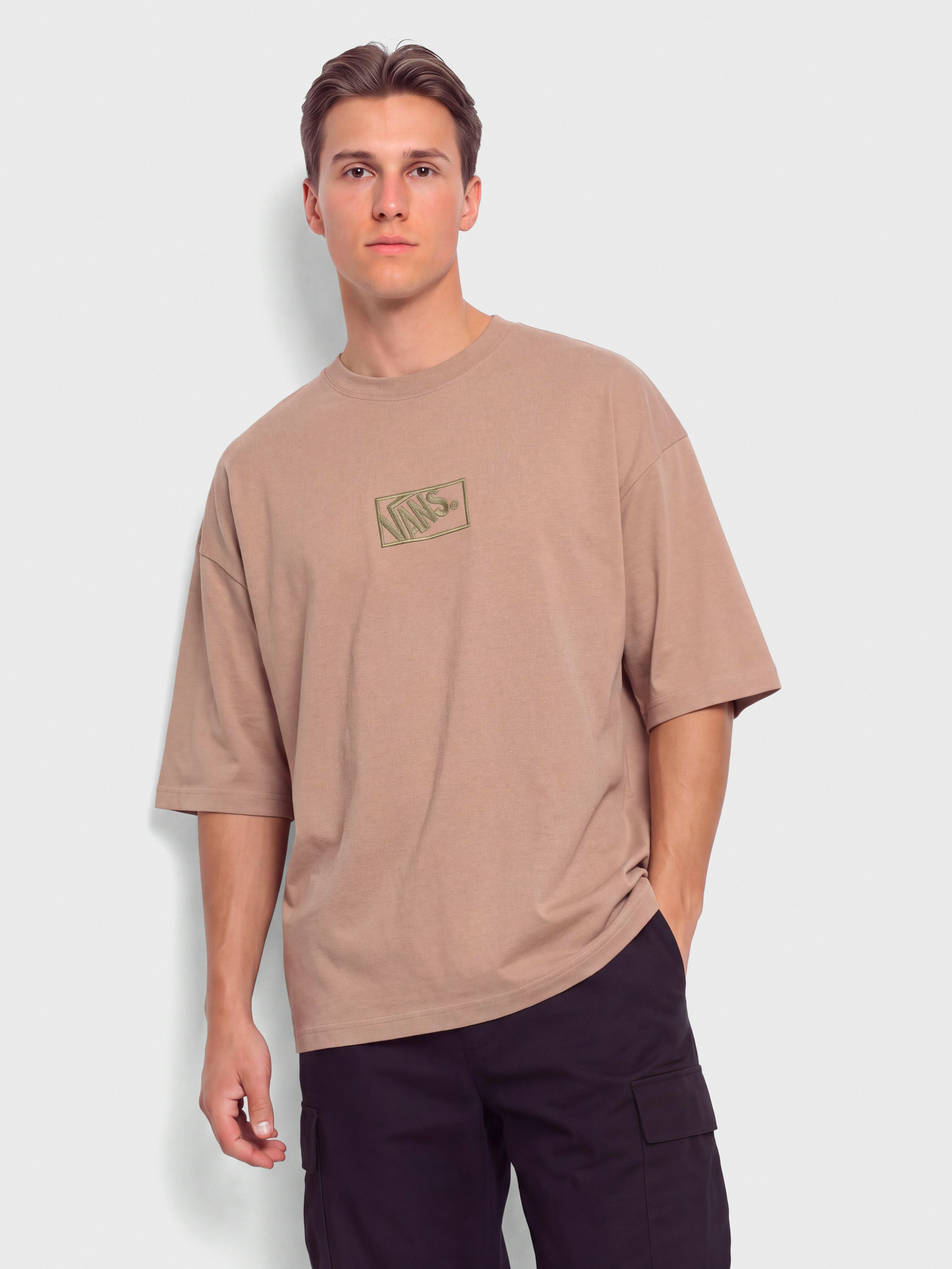 T-shirt Vans Blocked Box Loose (warm taupe)