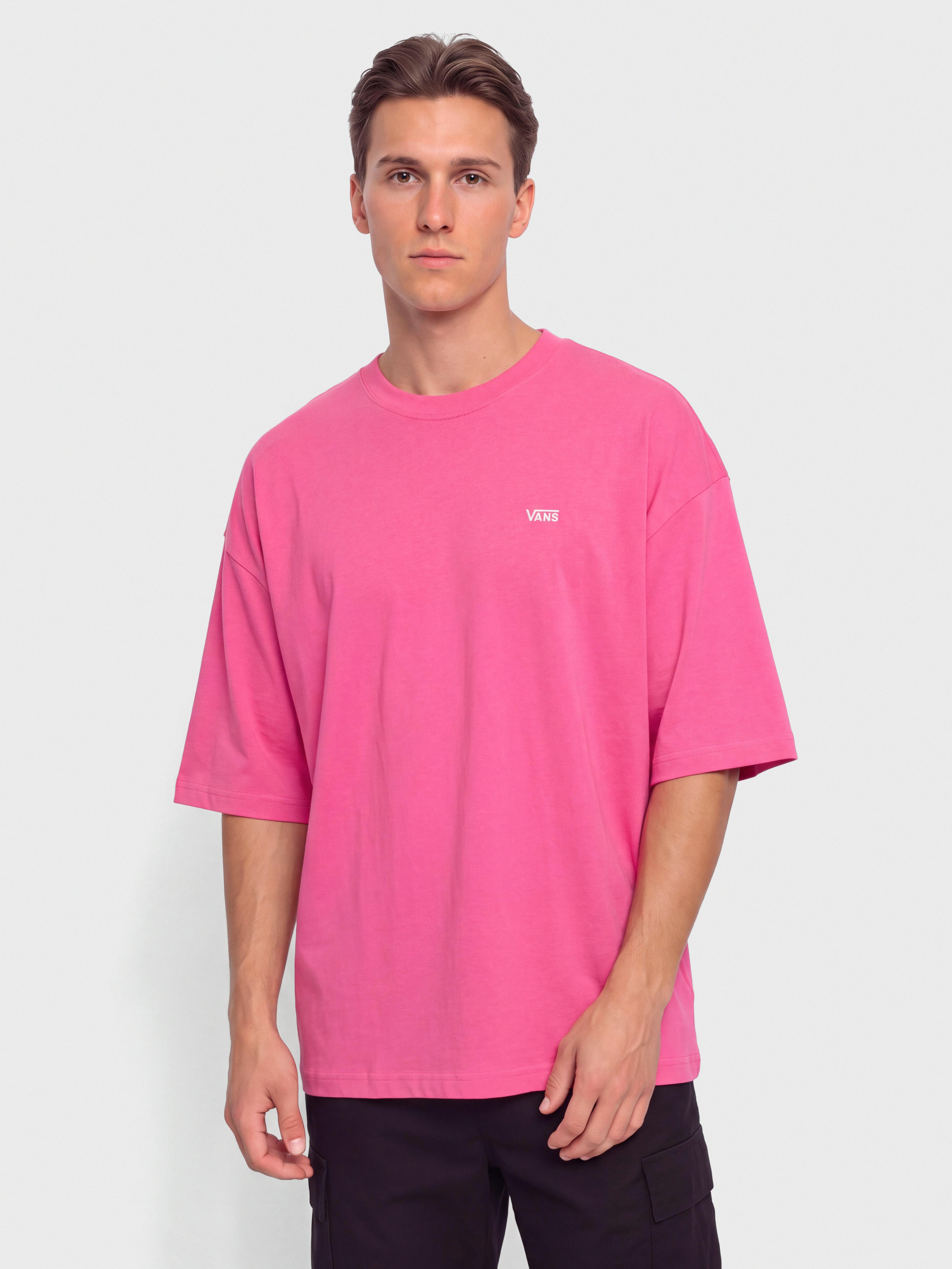 T-shirt Vans Left Chest II Loose (pink velvet)