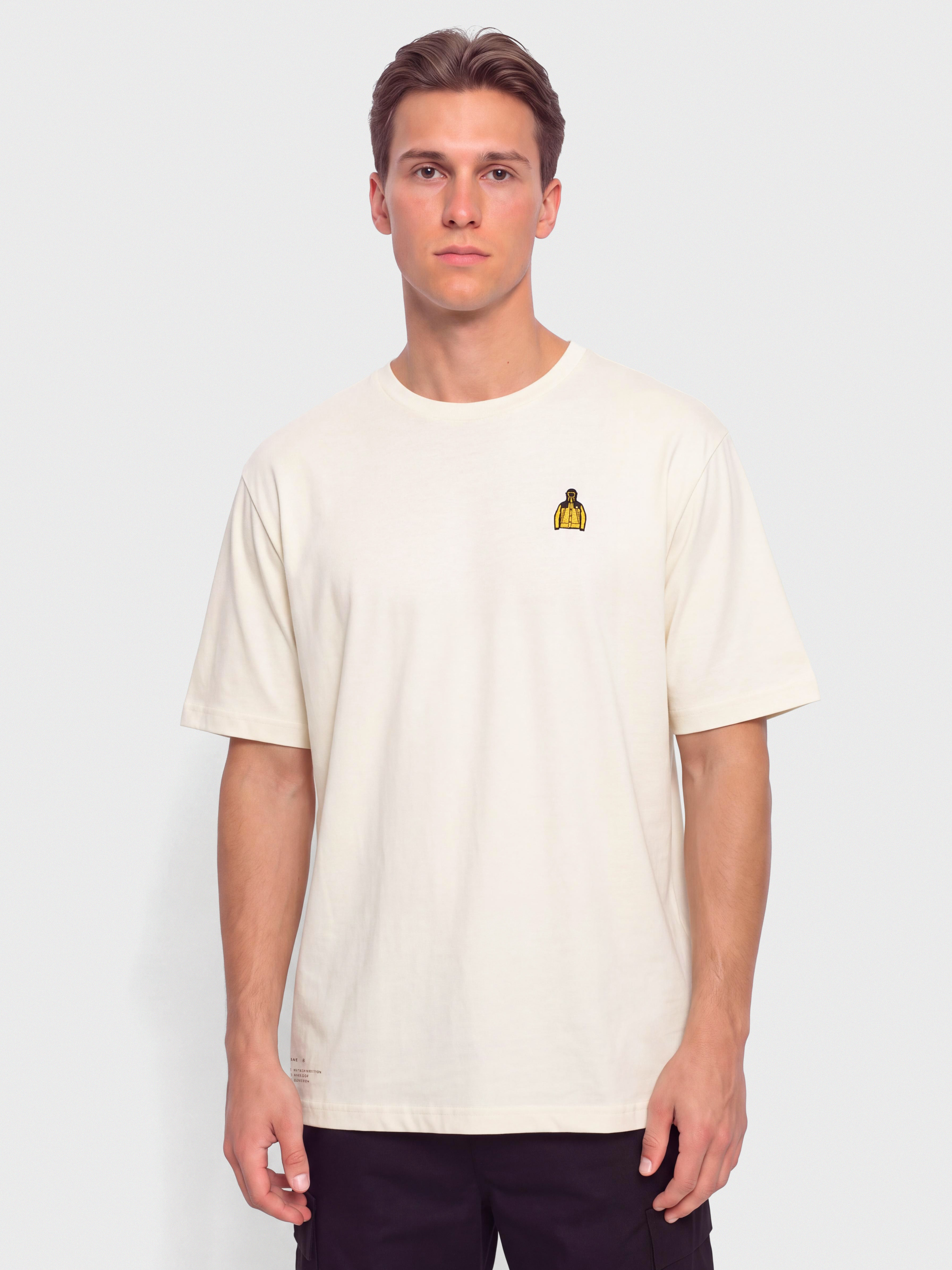T-shirt The North Face Icon Mountain Relaxed (white dune)