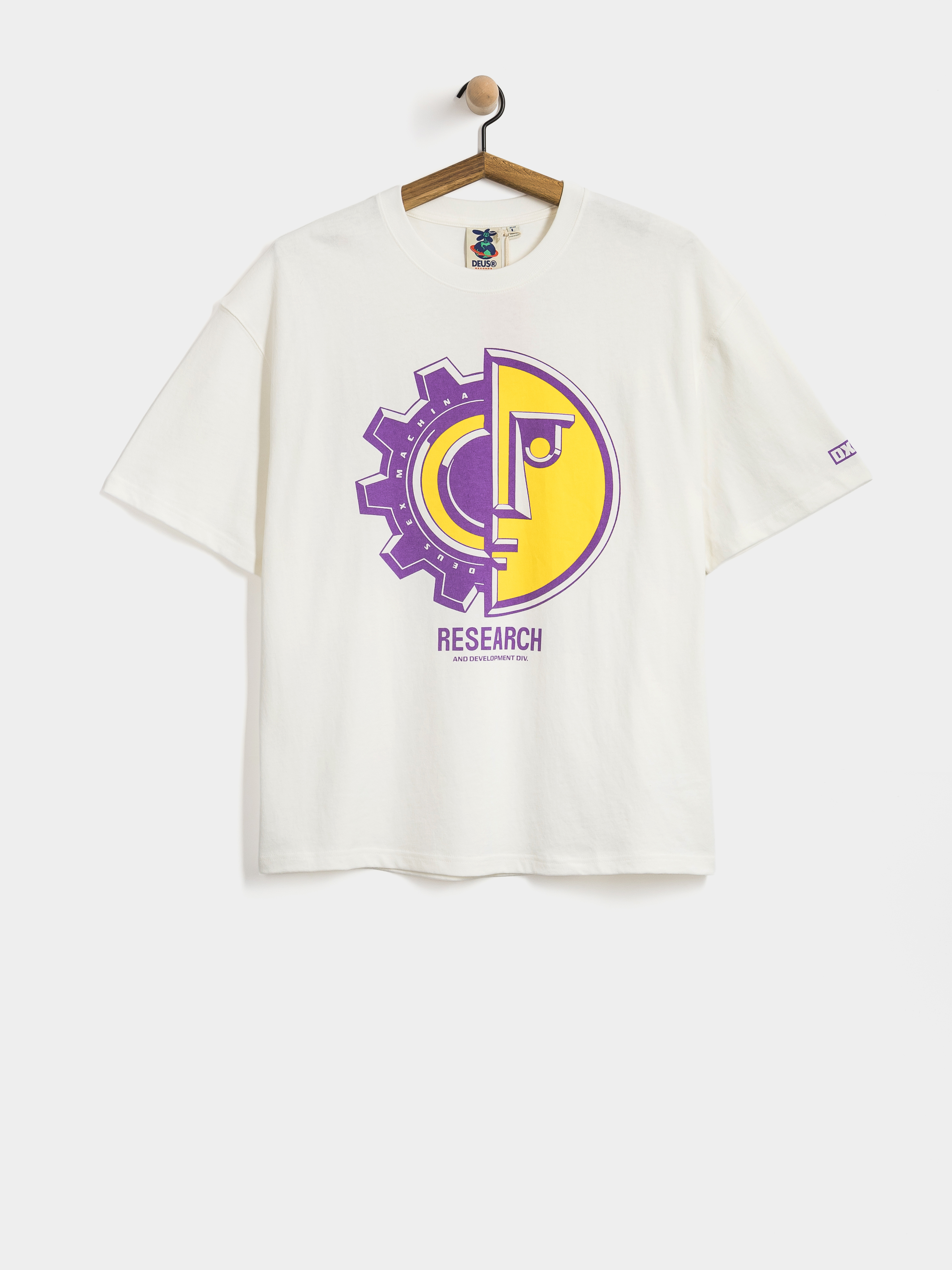 T-shirt Deus Ex Machina Utility Os (vintage white)