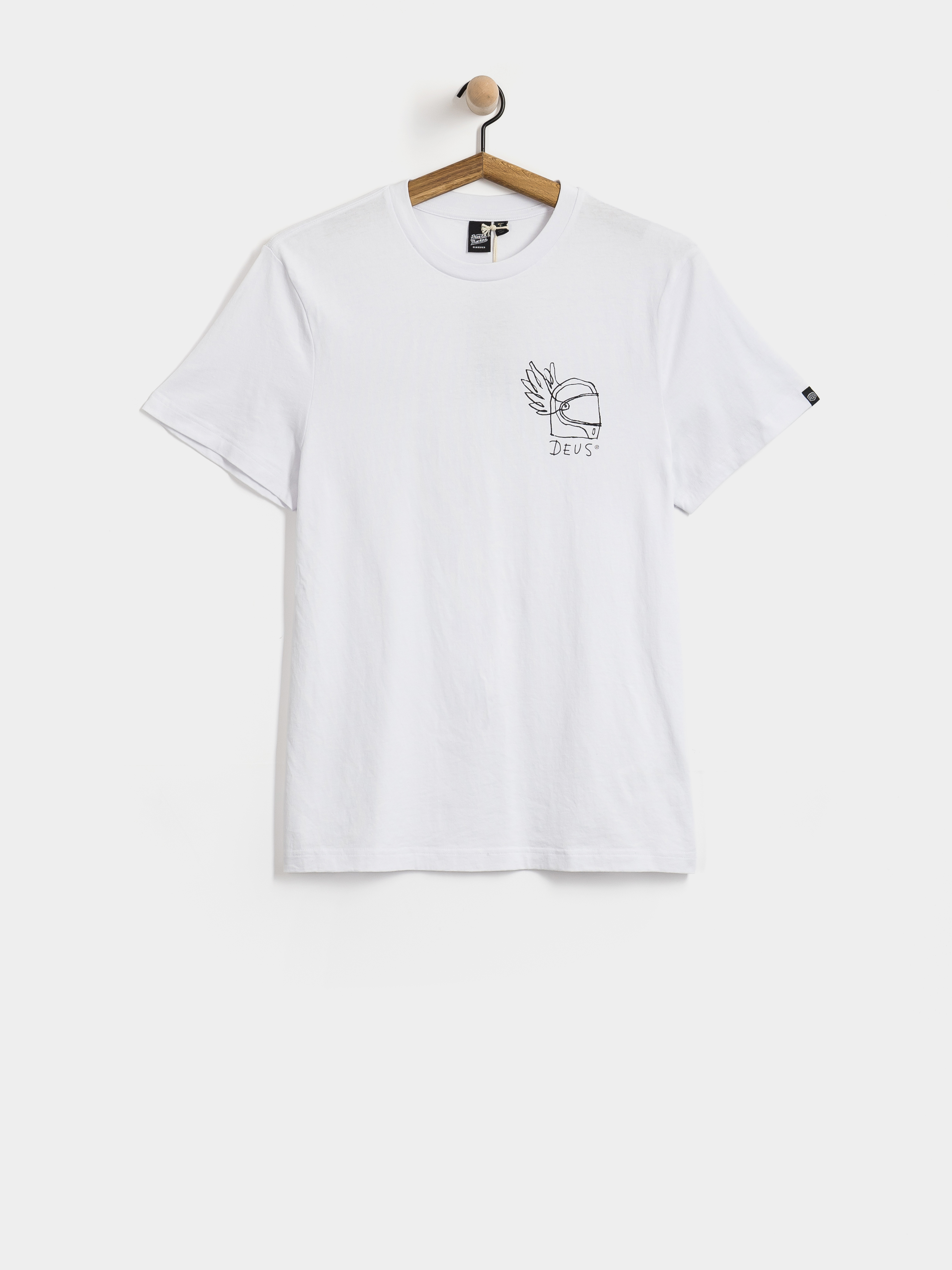 T-shirt Deus Ex Machina Harajuku Helmet (white)