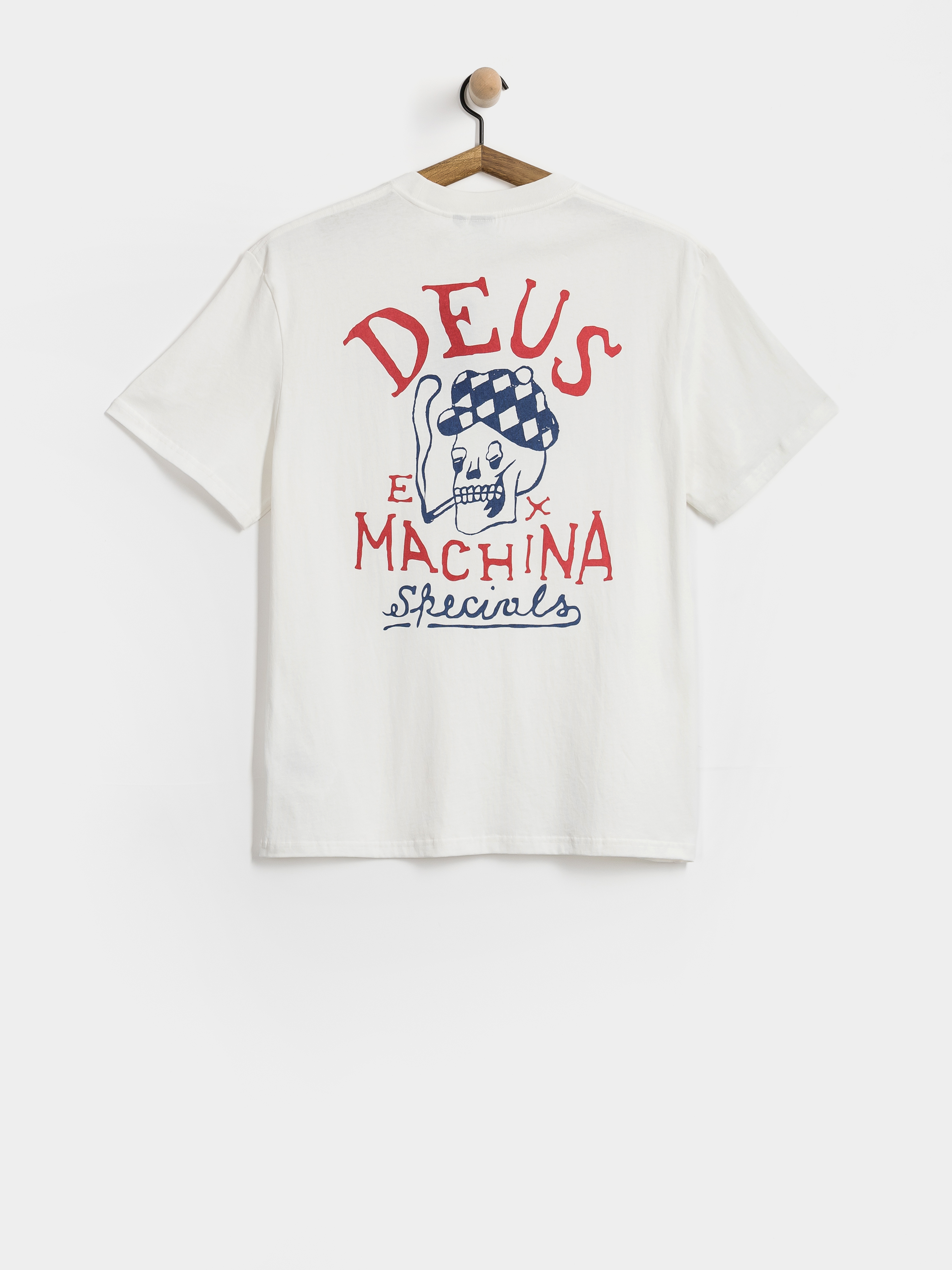 T-shirt Deus Ex Machina Bobskull (white)