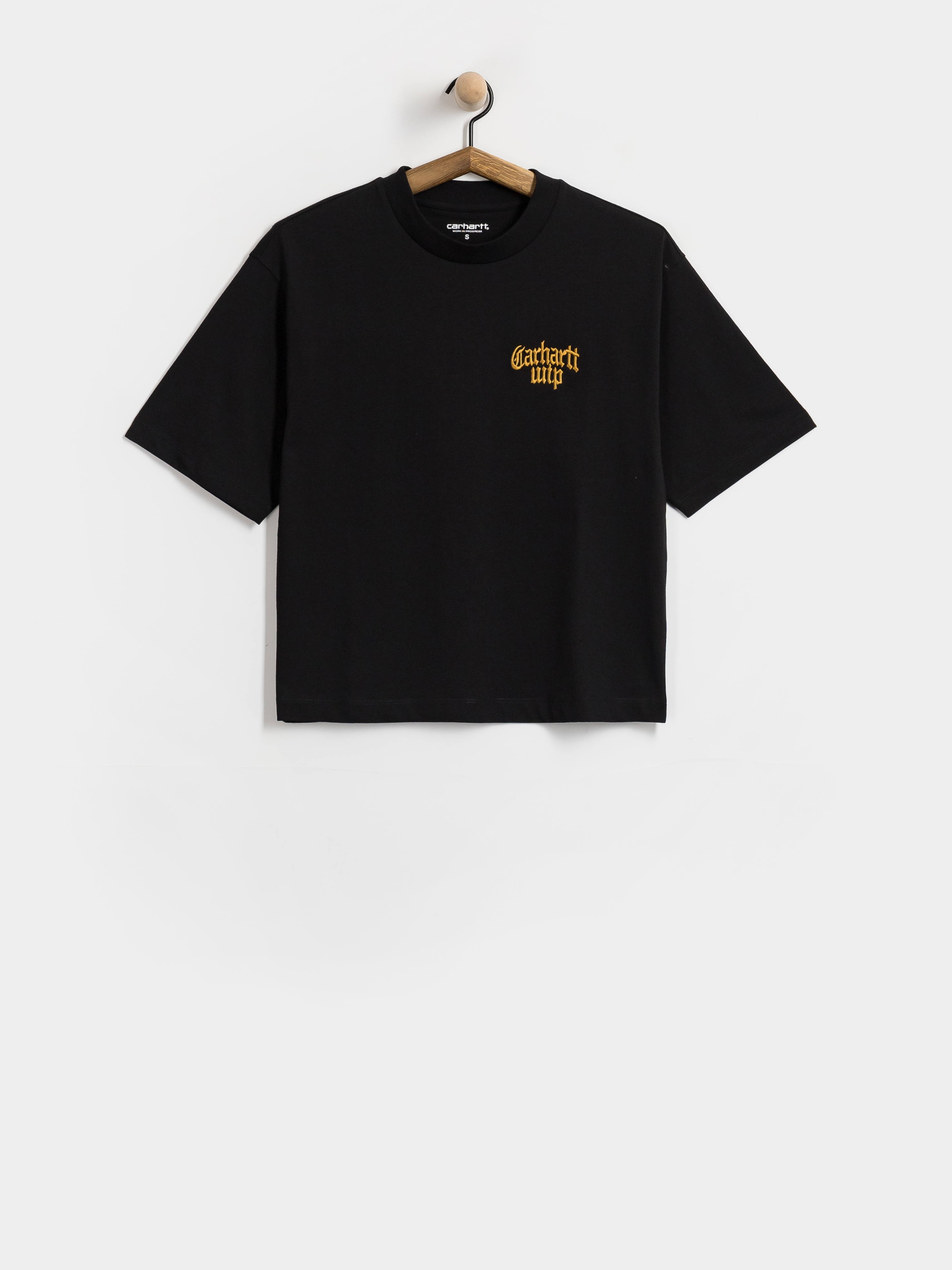T-shirt Carhartt WIP Blackletter Wmn (black)