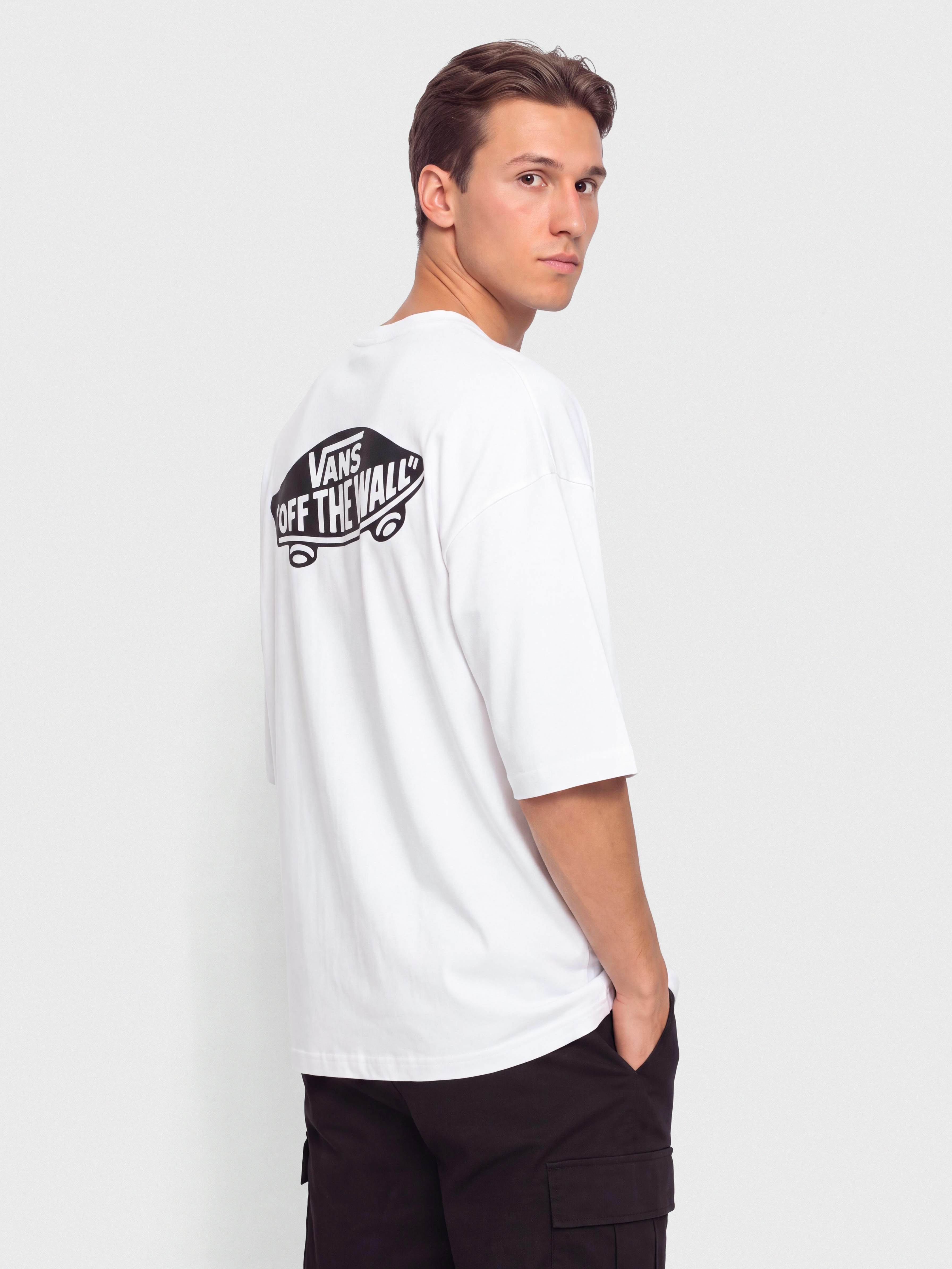 T-shirt Vans Style 76 II Loose (white/black)