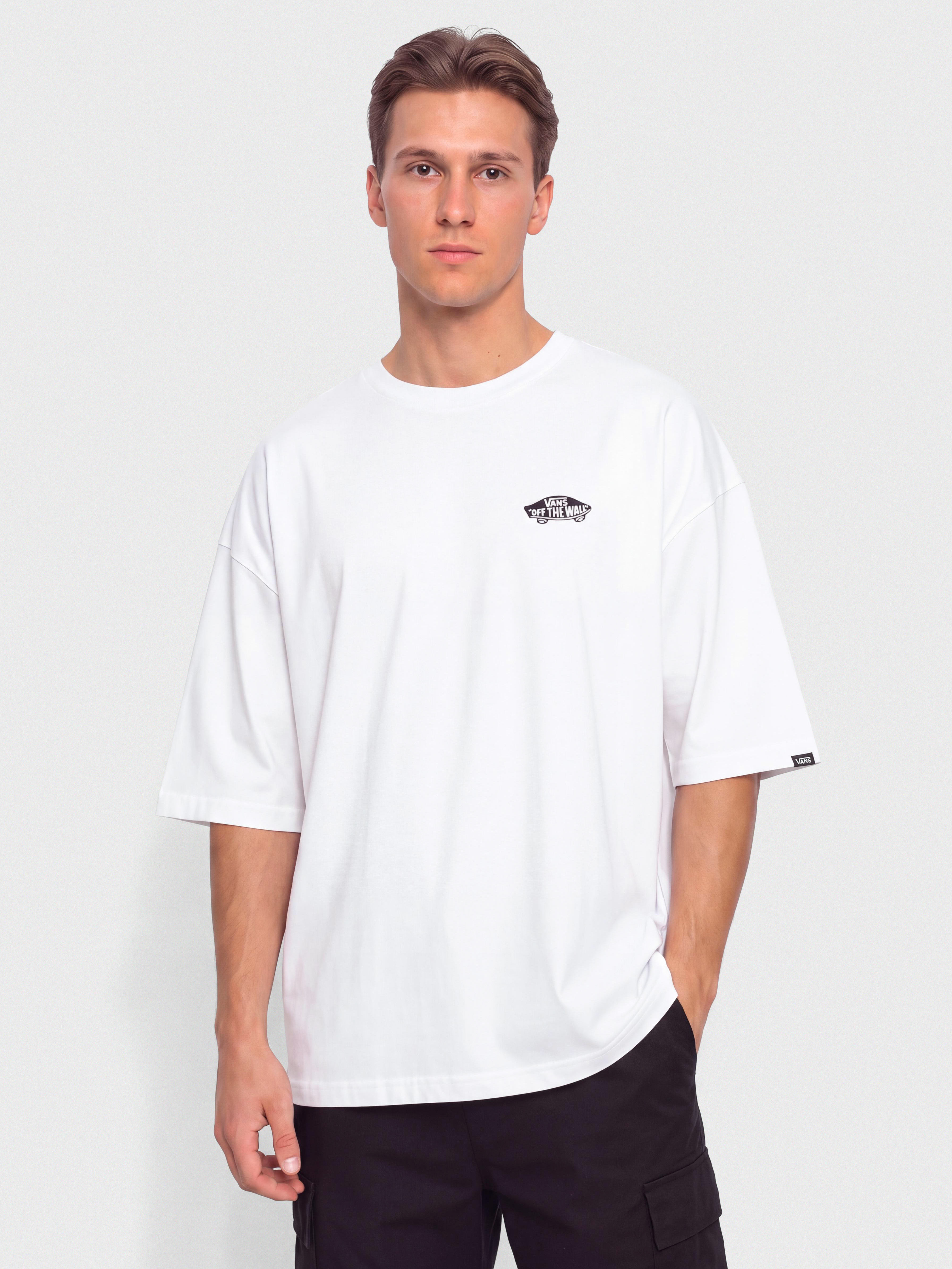 T-shirt Vans Style 76 II Loose (white/black)