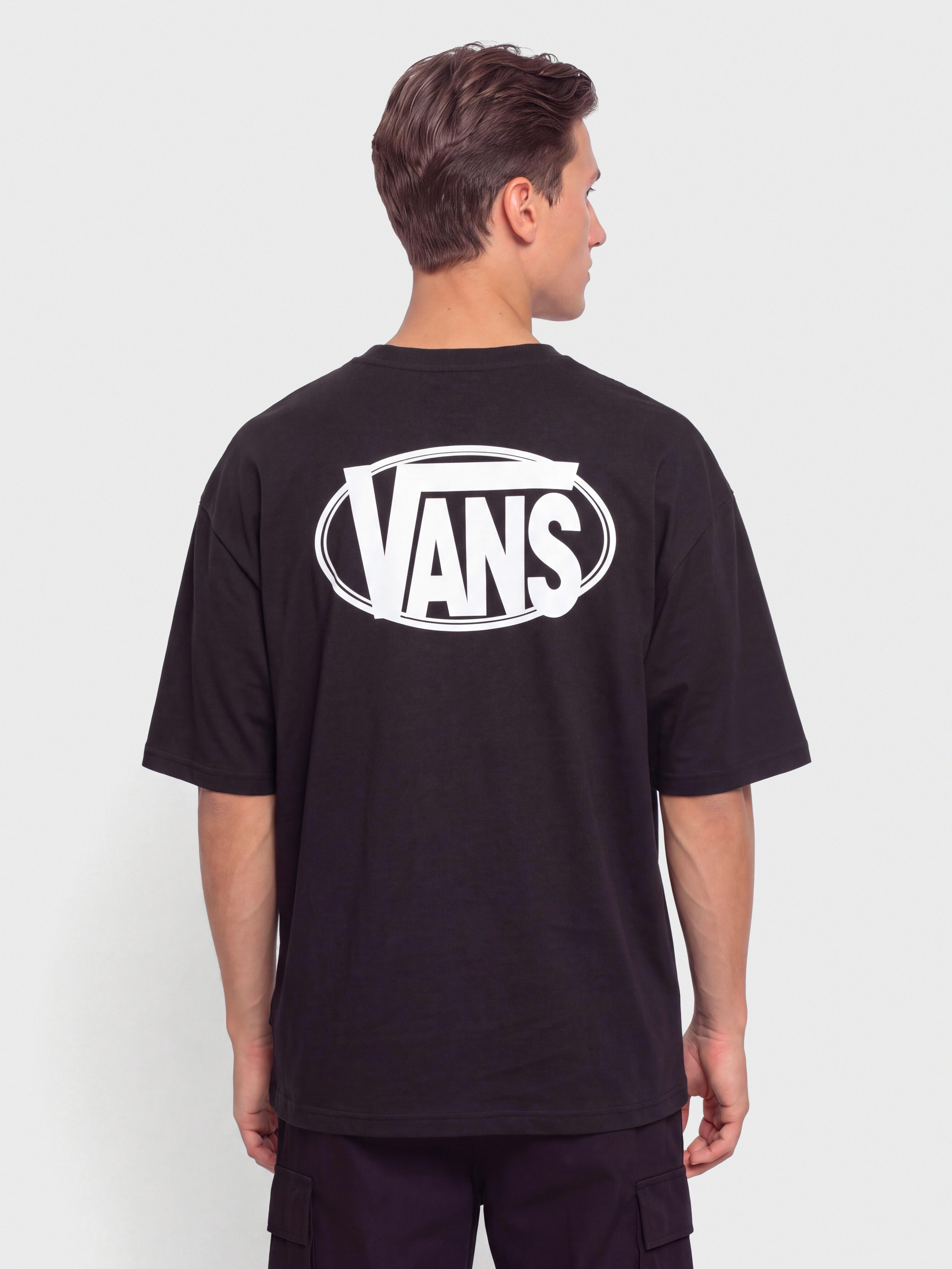 T-shirt Vans Oval Logo Loose (black)