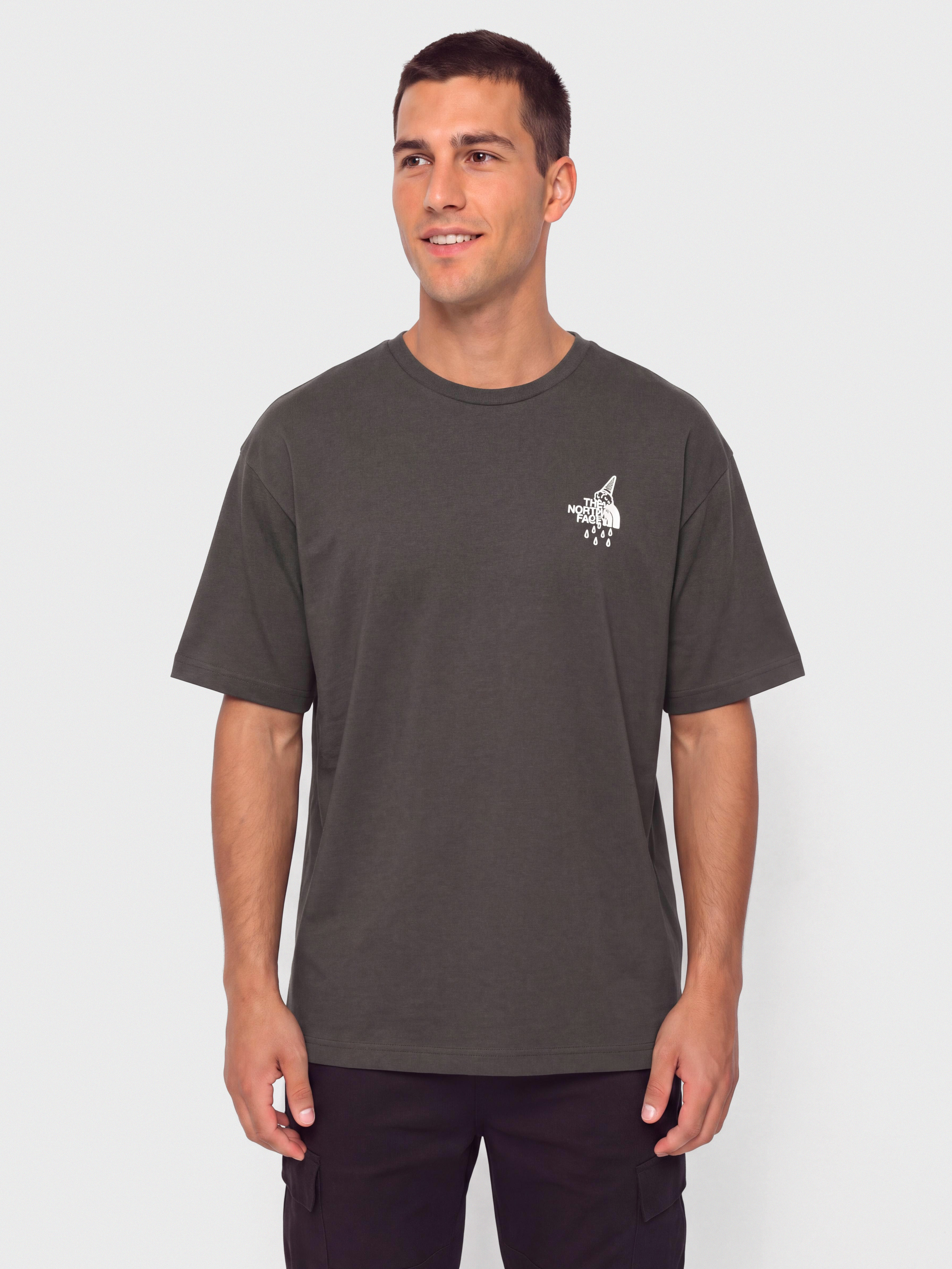 T-shirt The North Face Powder Days Relaxed Graphic (asphalt grey)