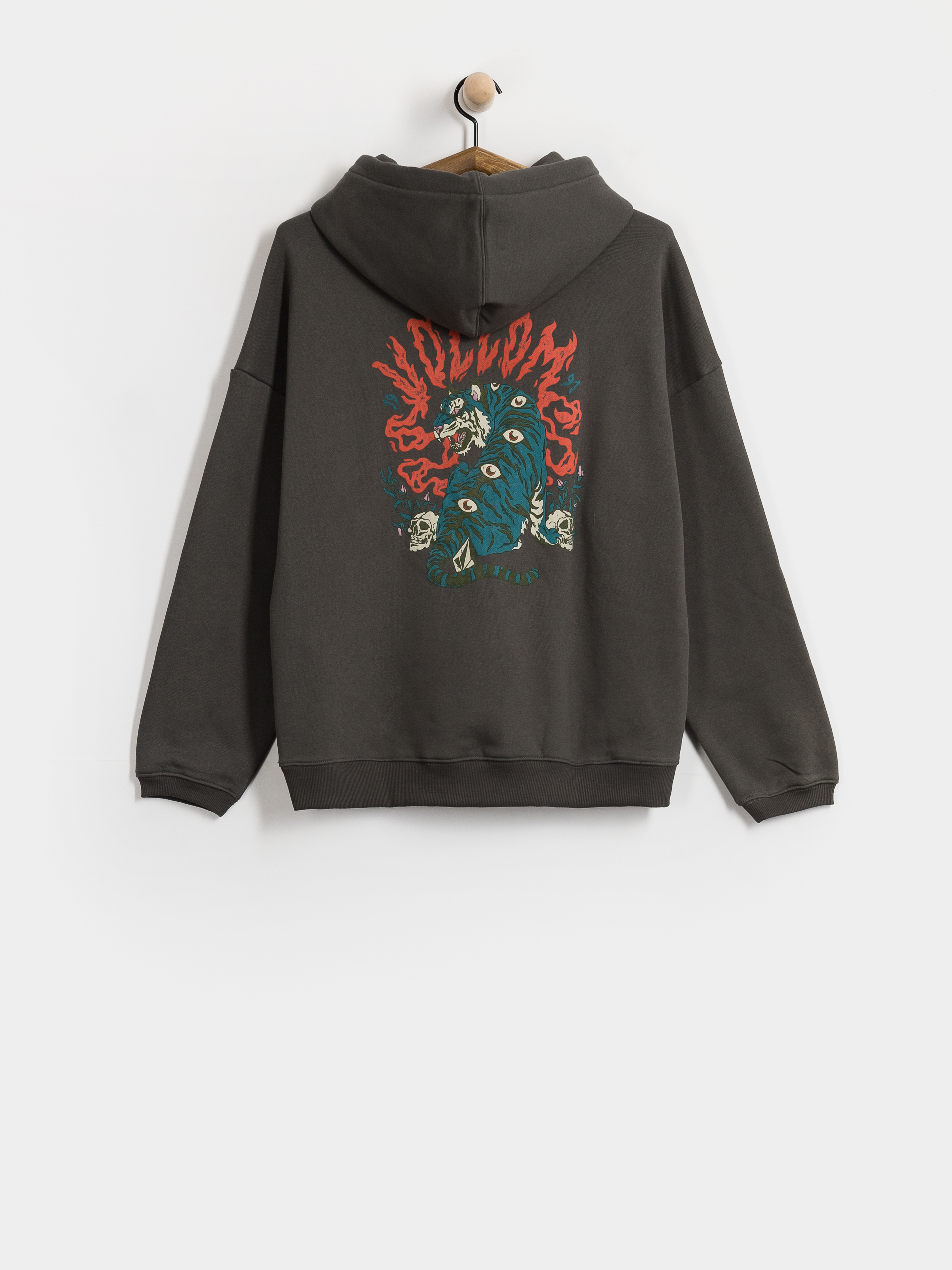 Bluza z kapturem Volcom Radical Daze Up HD Wmn (black)