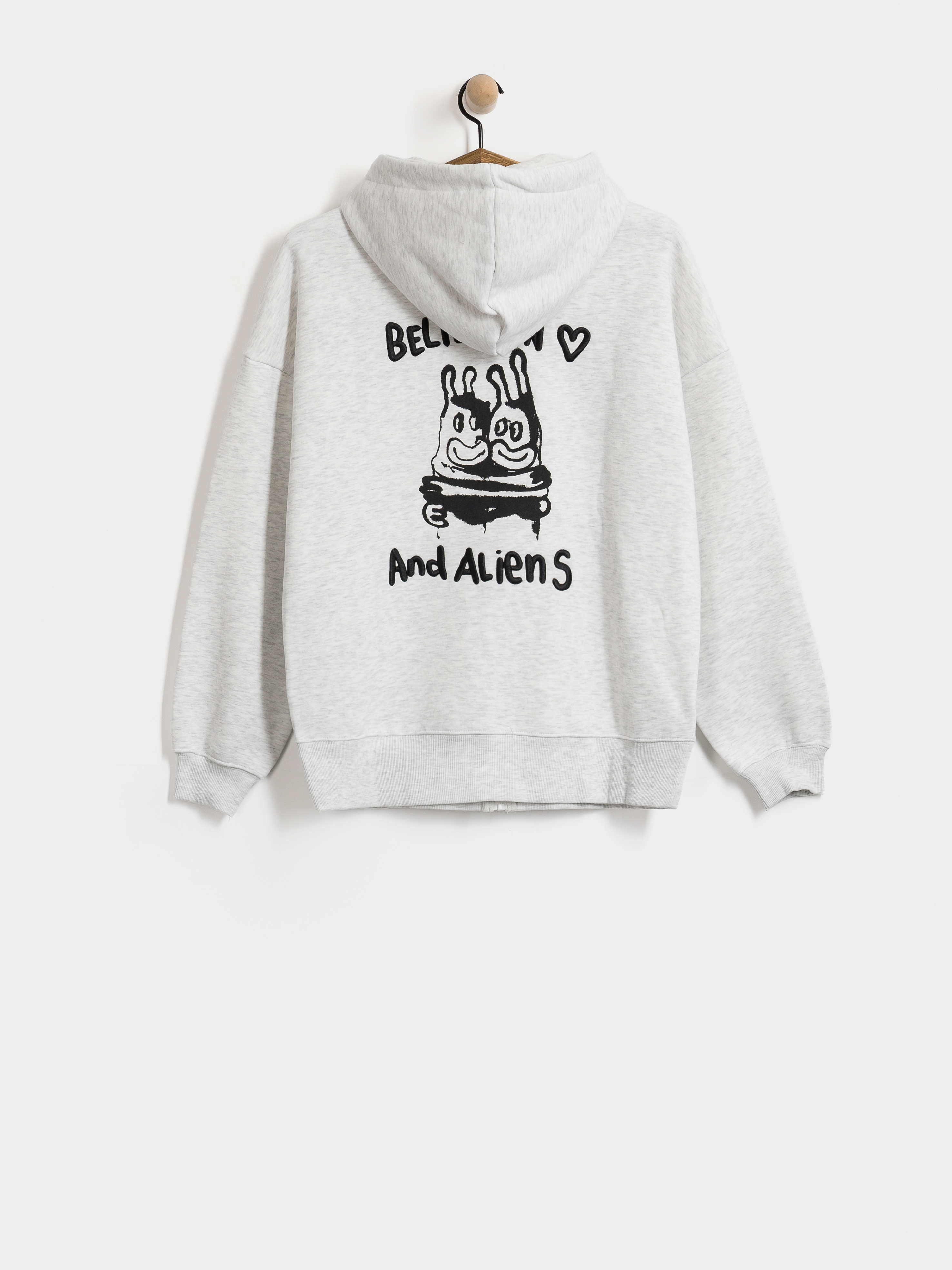 Bluza z kapturem Volcom Fa Ozzy ZHD Wmn (bone heather)