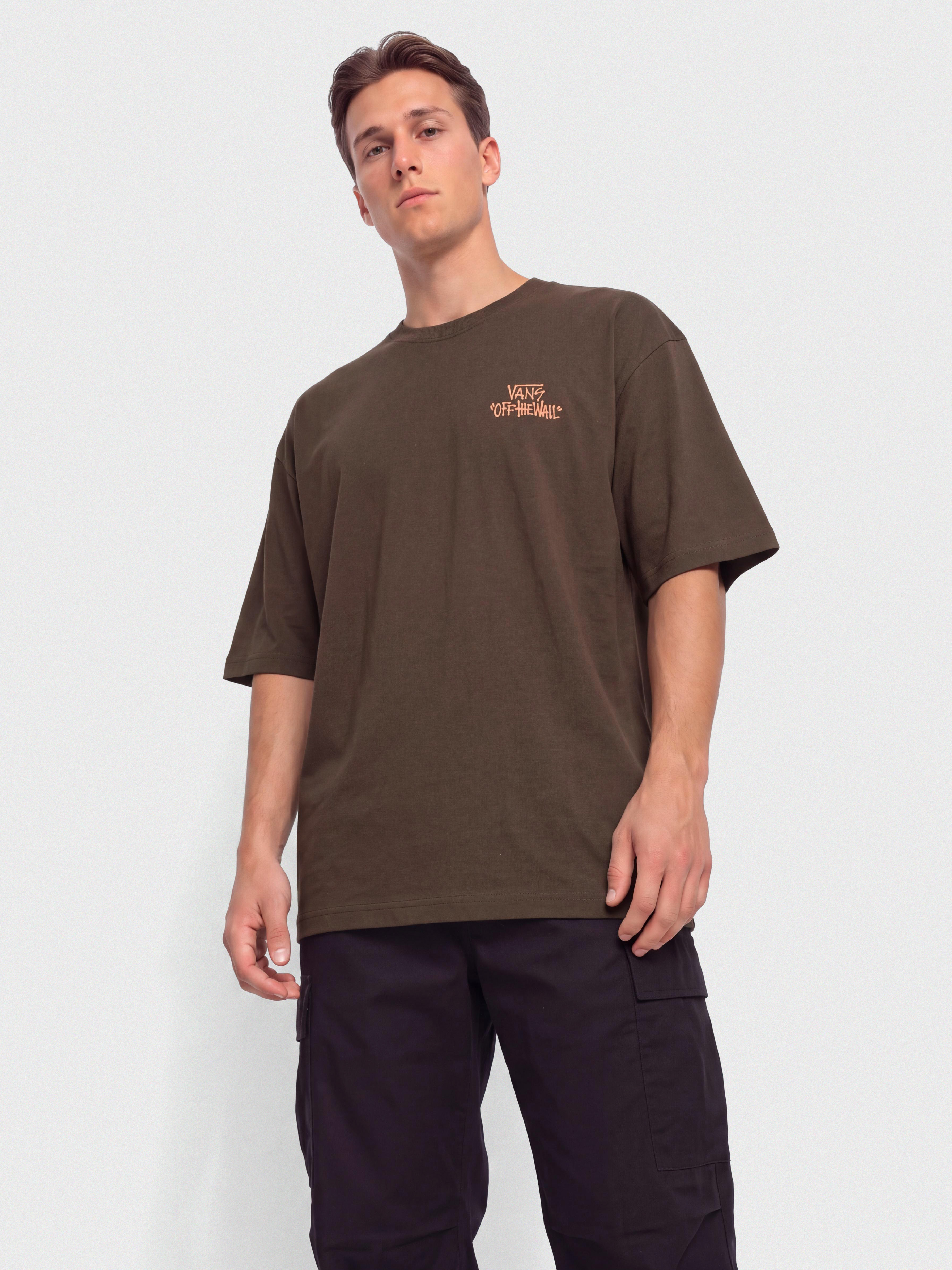 T-shirt Vans Stomper Loose Fit (coal brown)