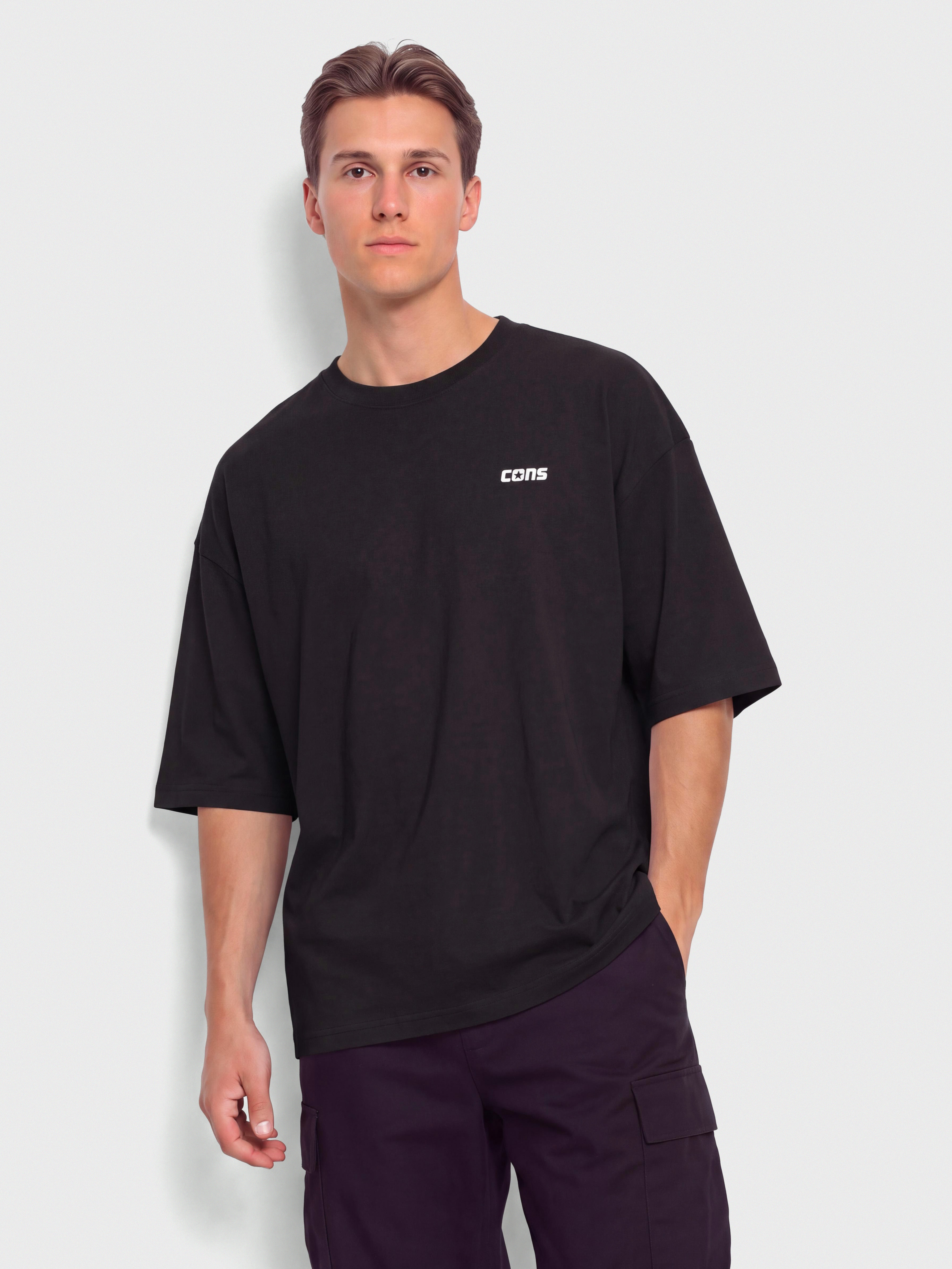 T-shirt Converse Loose Fit Cons (converse black)