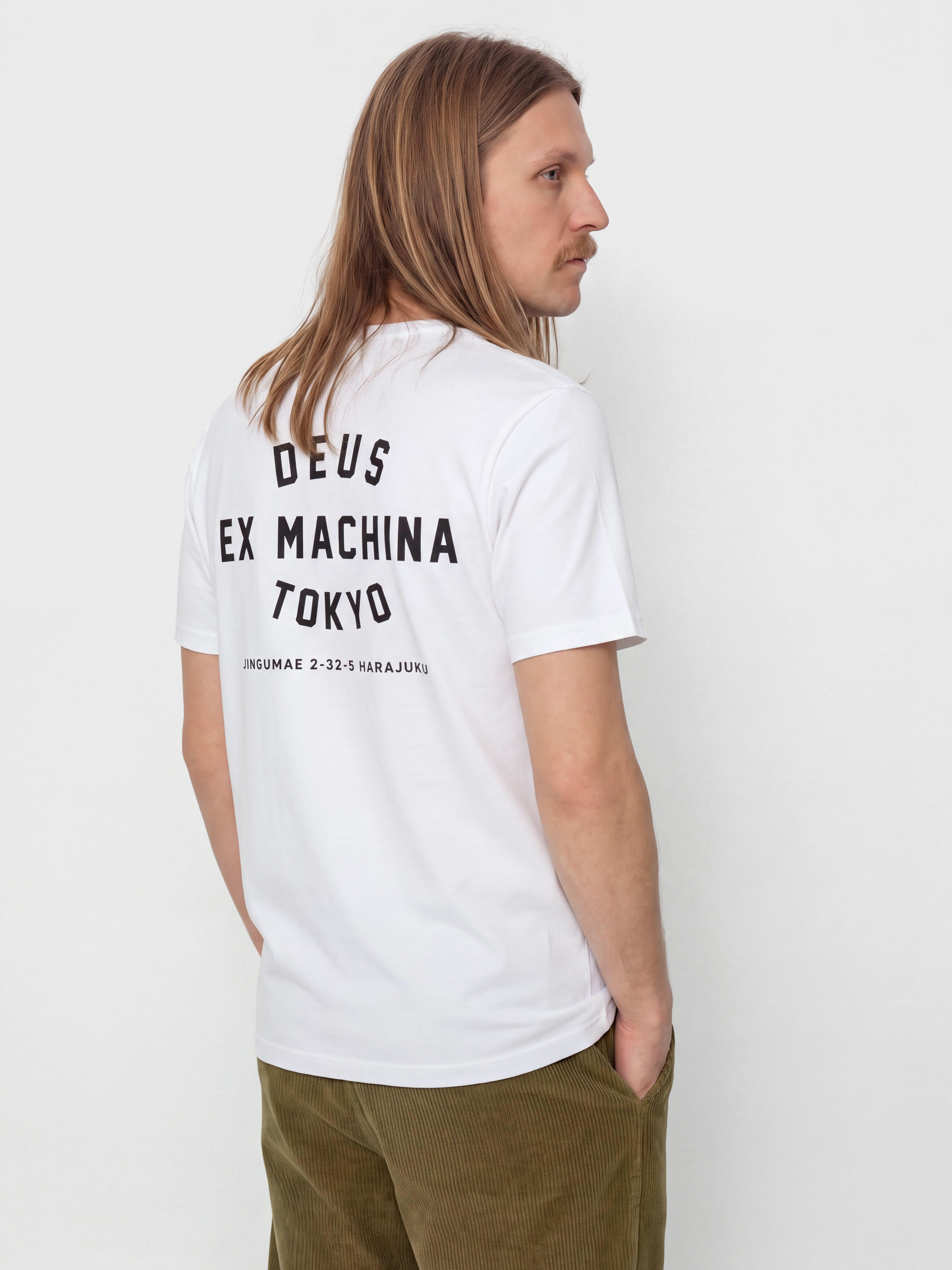 T-shirt Deus Ex Machina Harajuku Helmet (white)