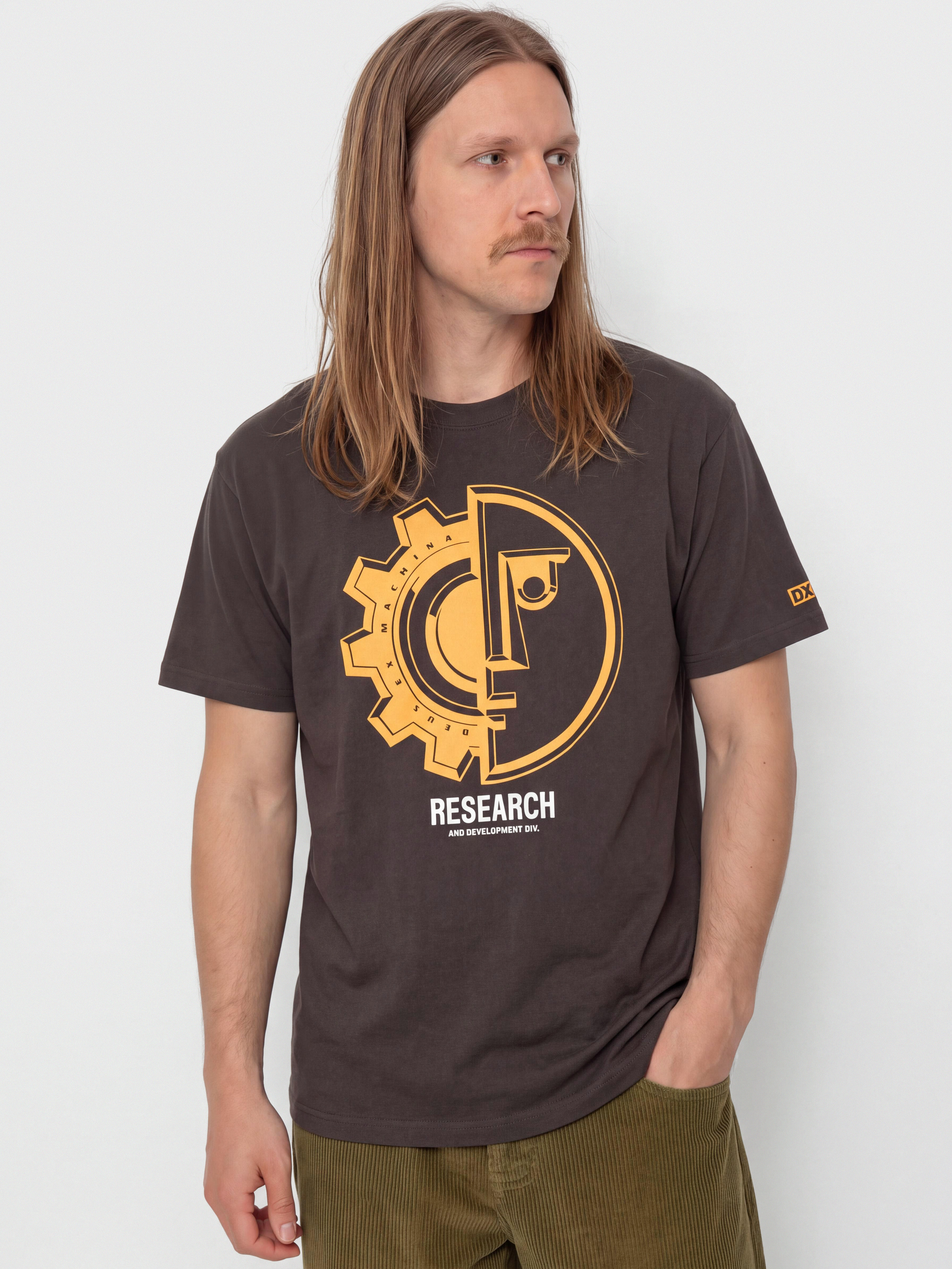 T-shirt Deus Ex Machina Utility Os (anthracite grey)