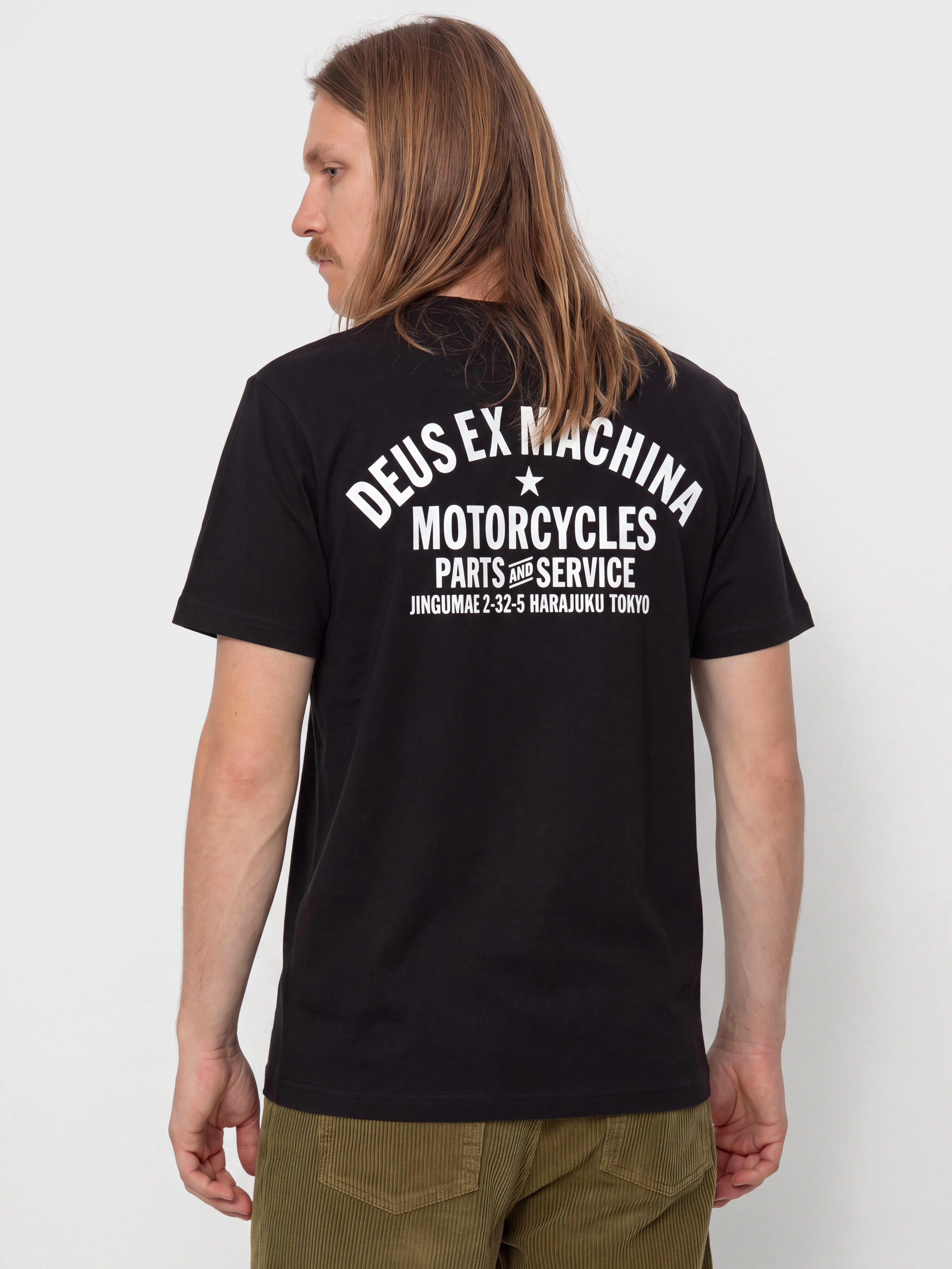 T-shirt Deus Ex Machina Harajuku Address (black)