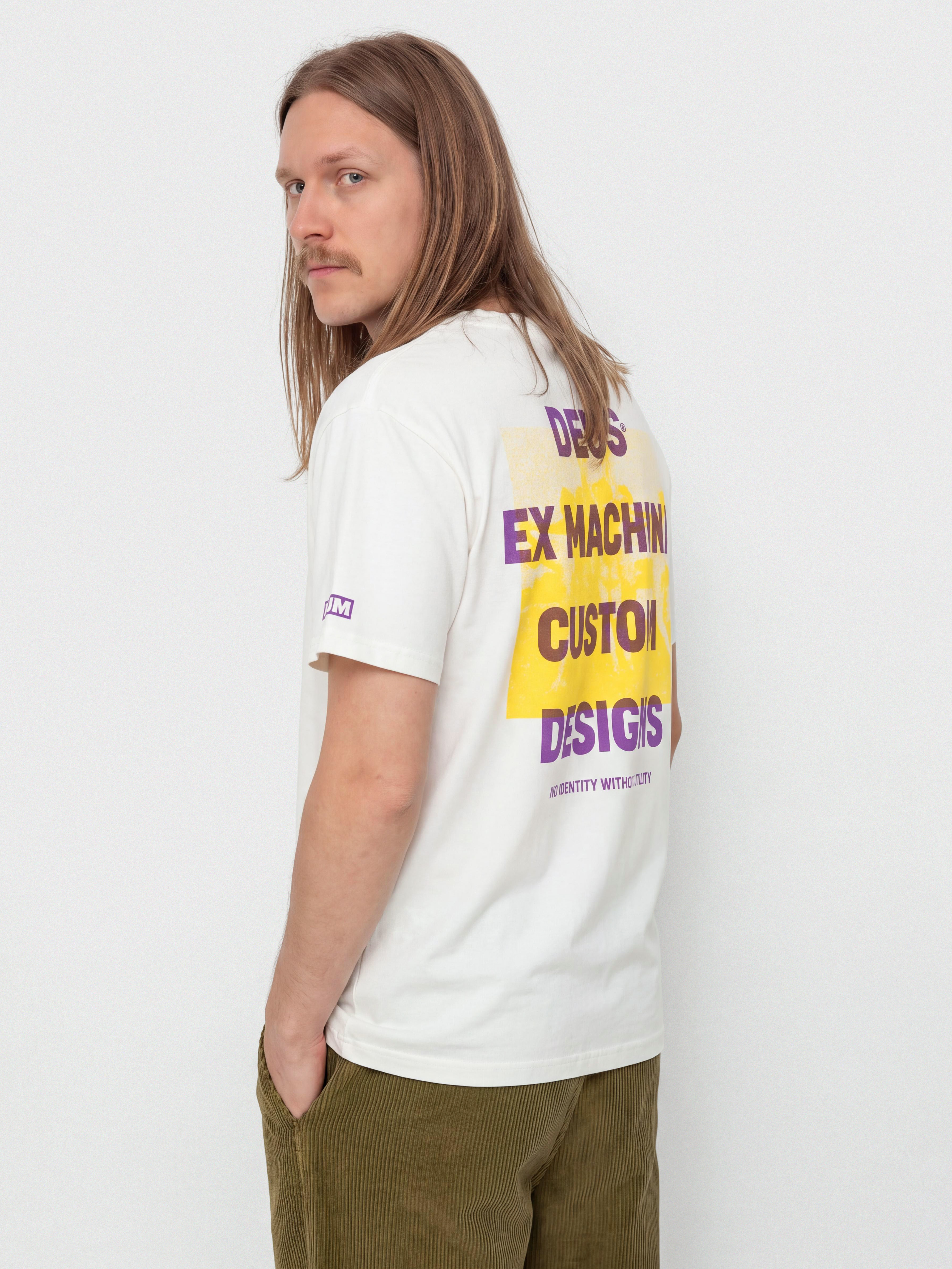 T-shirt Deus Ex Machina Utility Os (vintage white)