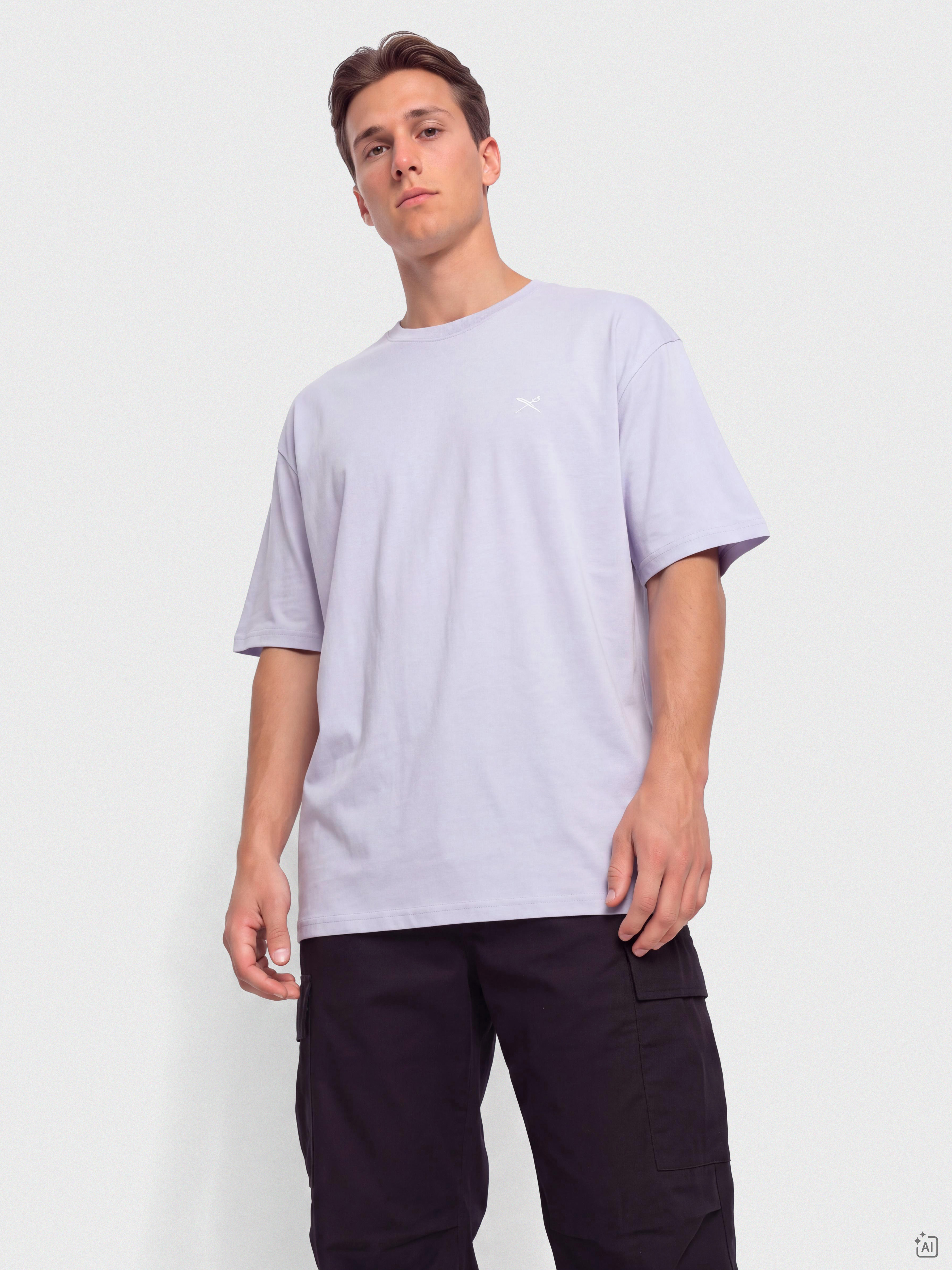 T-shirt Iriedaily Mini Flag Relaxed (light lilac)