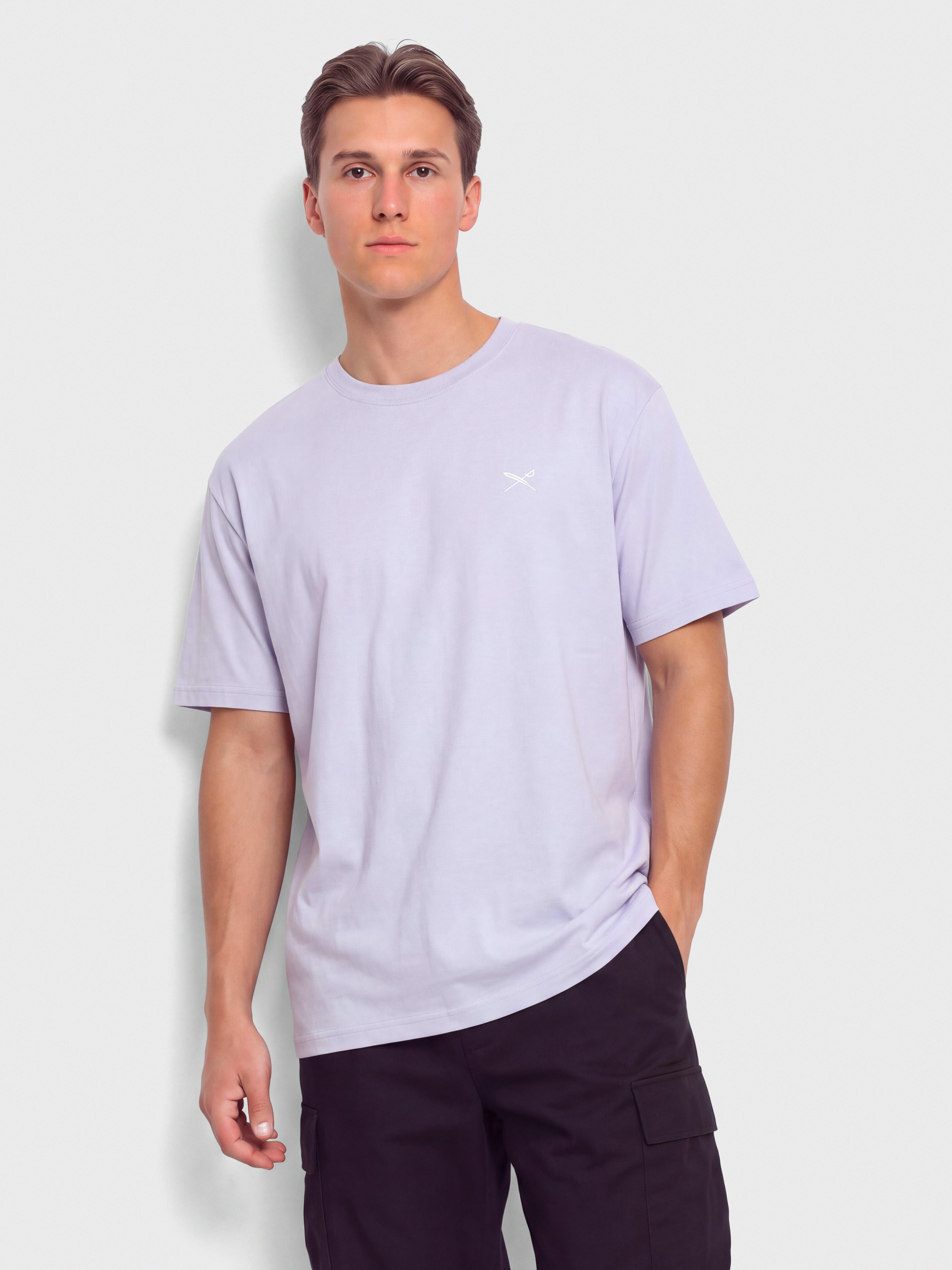 T-shirt Iriedaily Mini Flag Relaxed (light lilac)