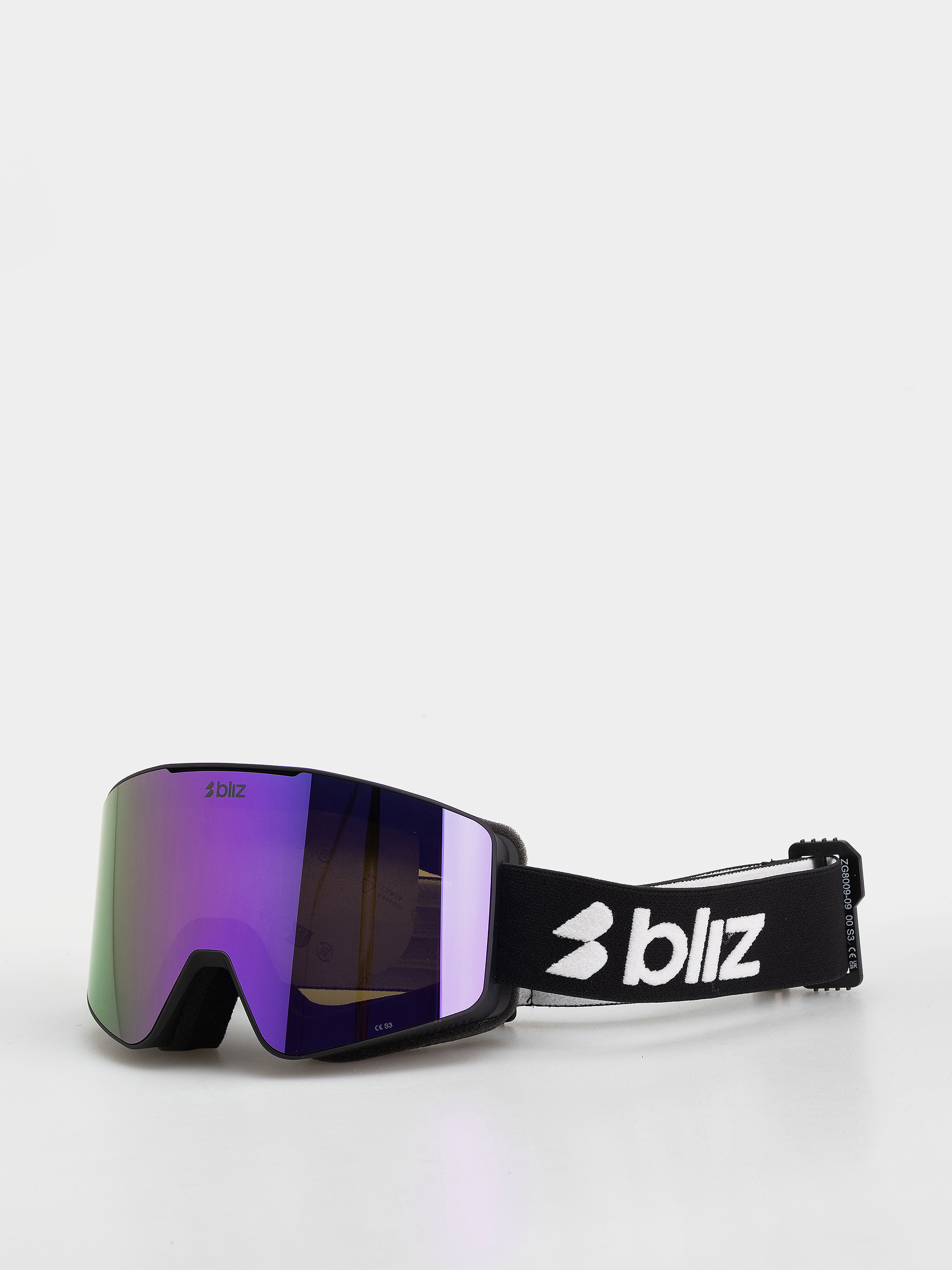 Gogle Bliz G001S (matte black/brown w purple multi)