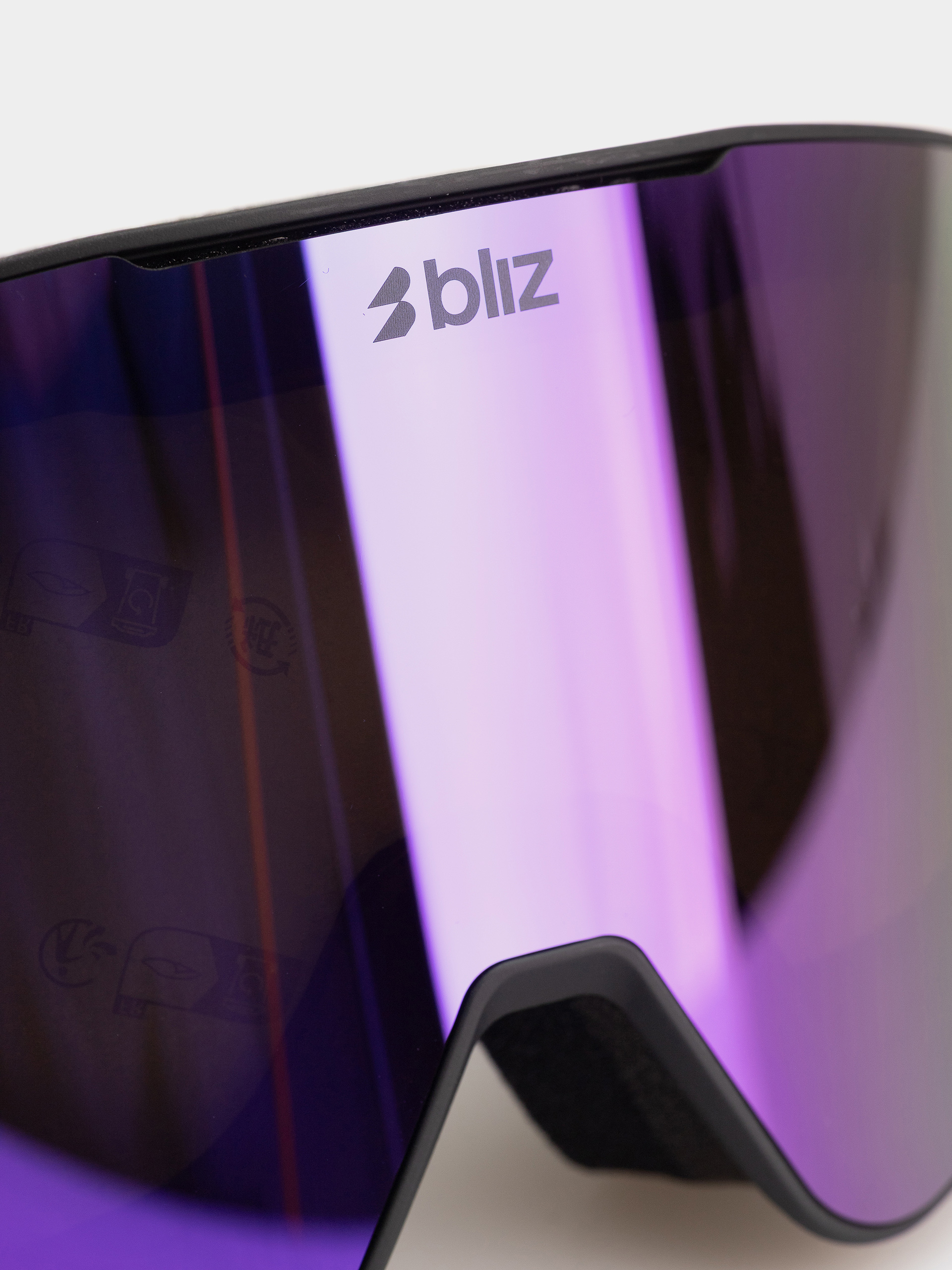 Gogle Bliz G001S (matte black/brown w purple multi)