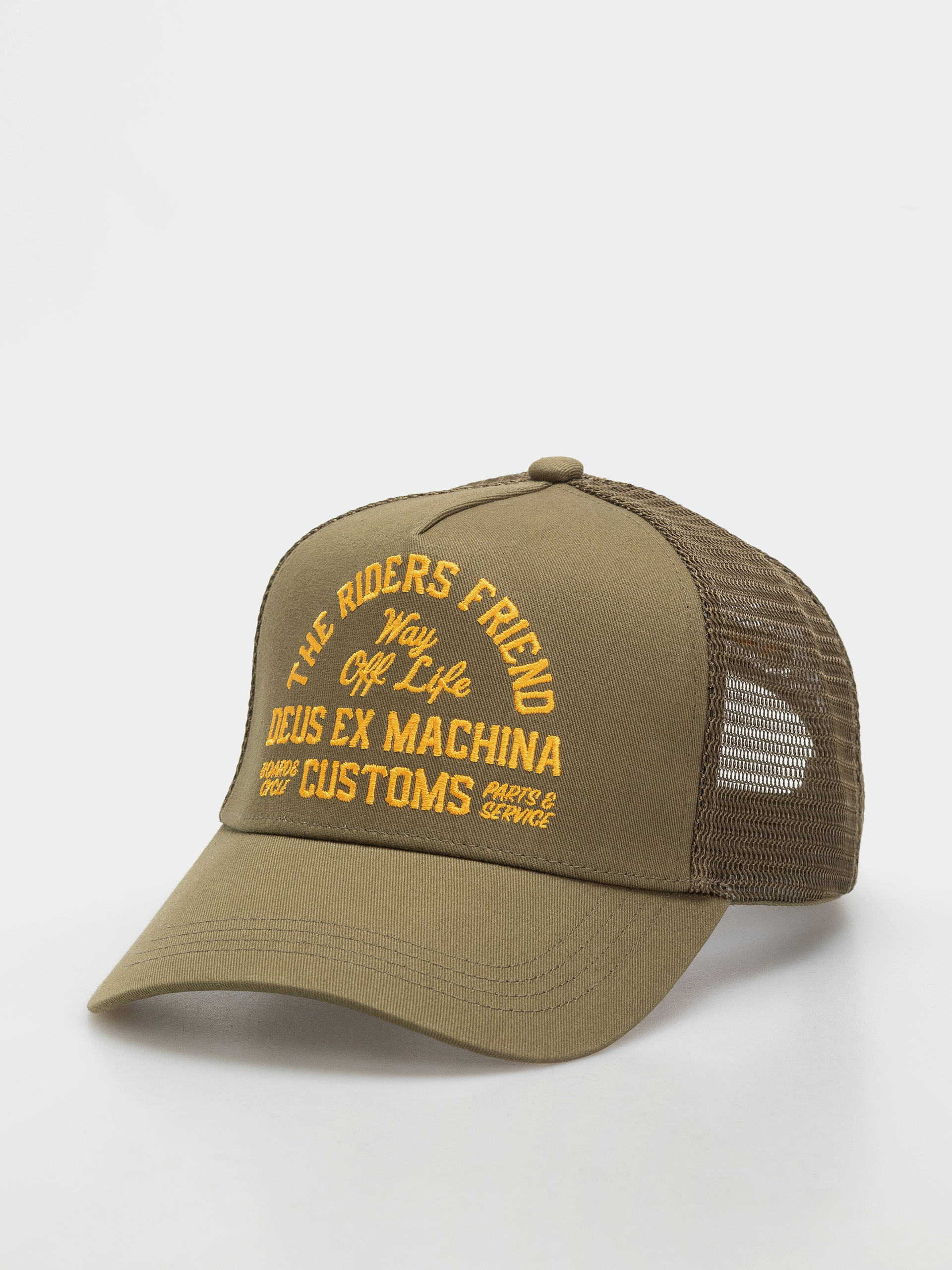 Czapka z daszkiem Deus Ex Machina Shook Ones Trucker (olive green)