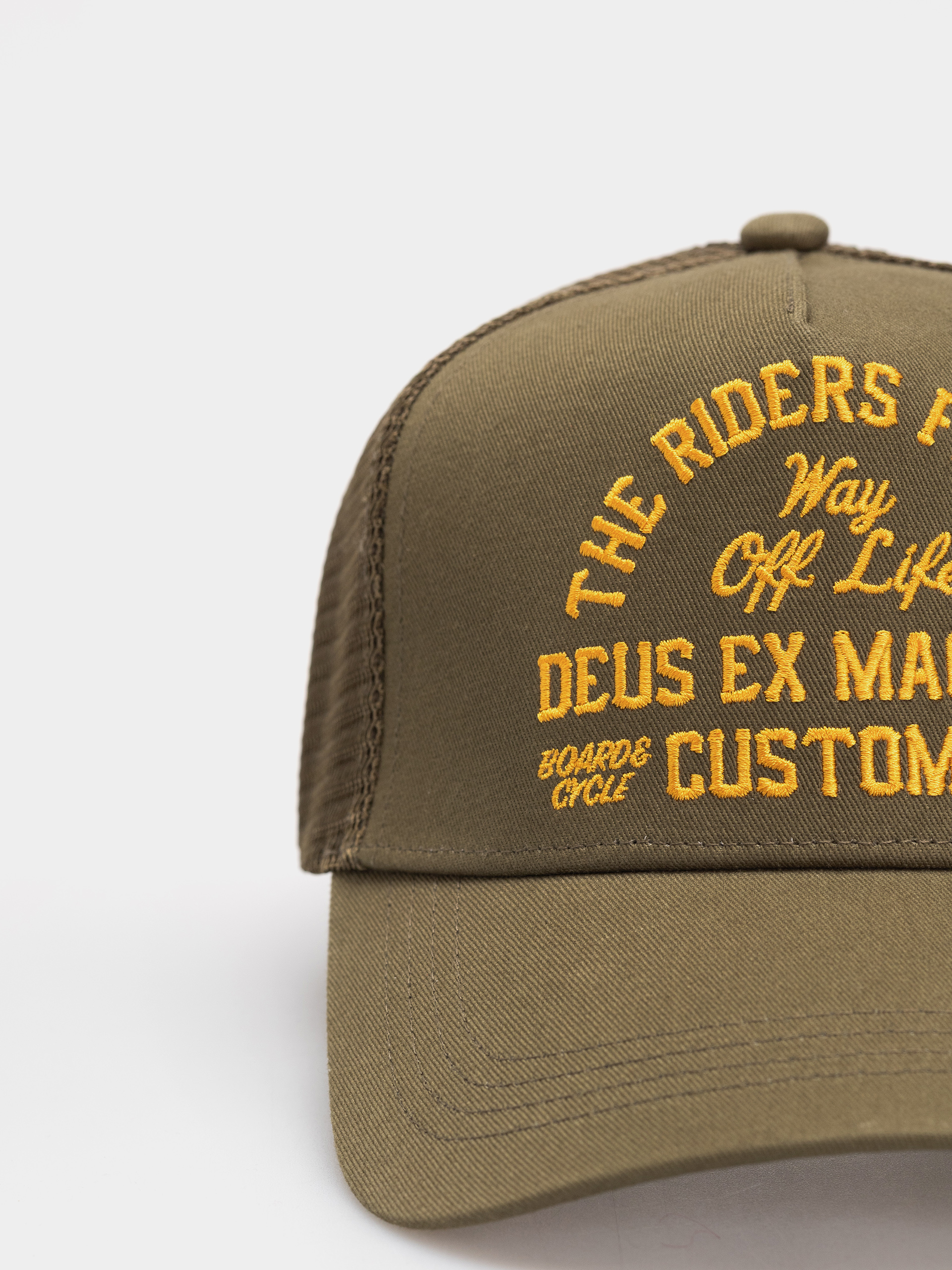 Czapka z daszkiem Deus Ex Machina Shook Ones Trucker (olive green)