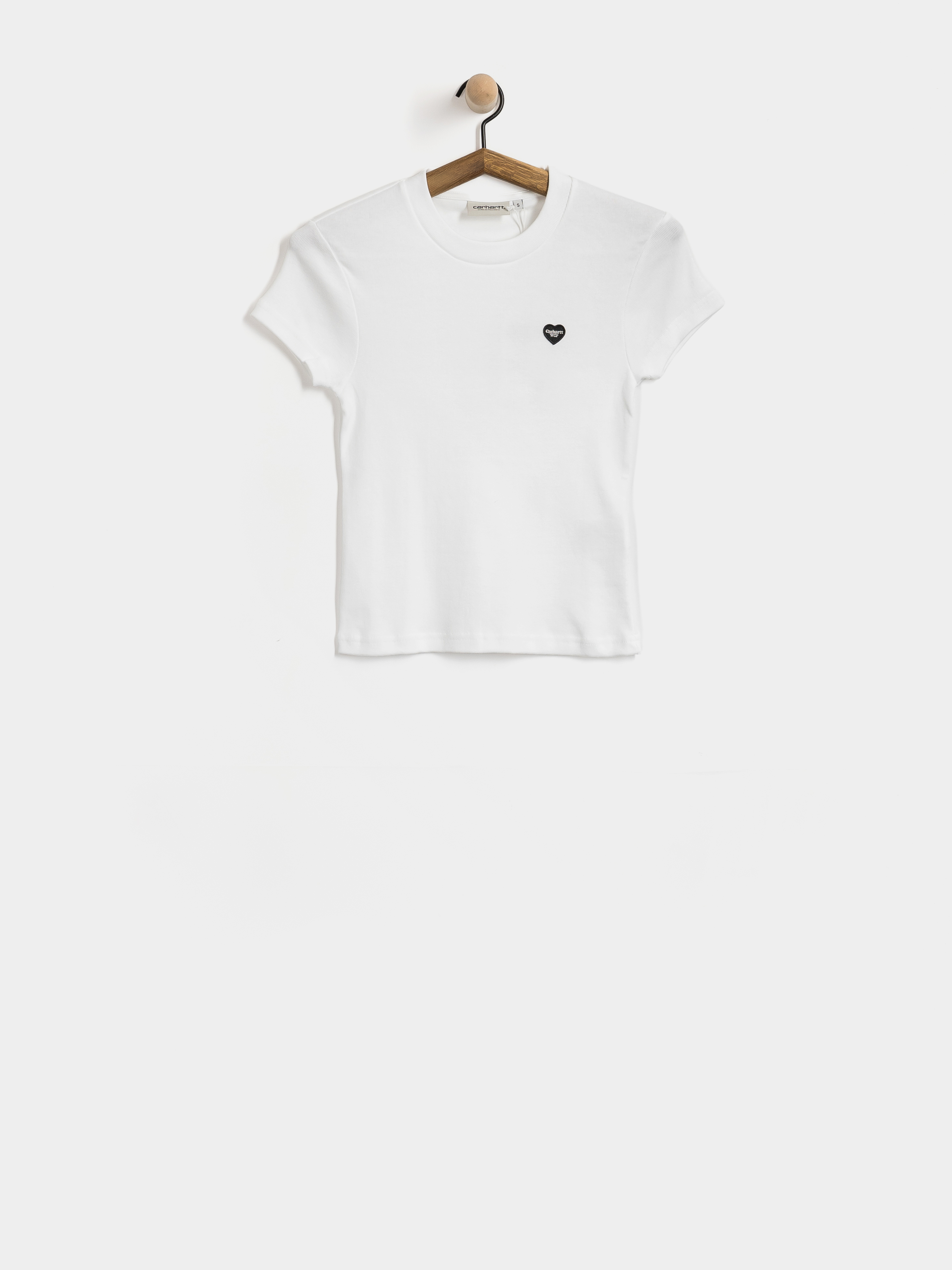 T-shirt Carhartt WIP Small Heart Patch Wmn (white/black)