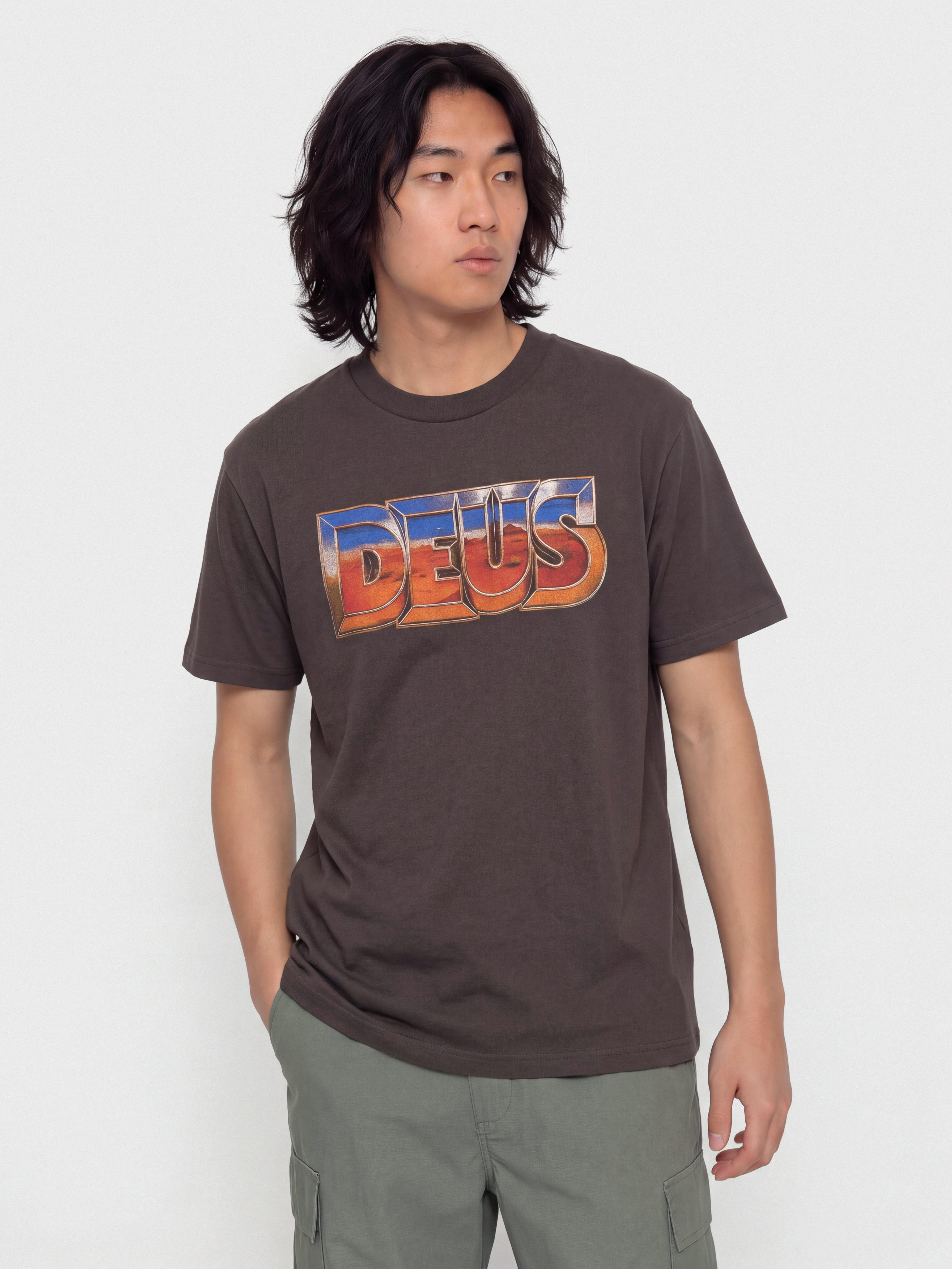 T-shirt Deus Ex Machina Desert Rambler (anthracite grey)