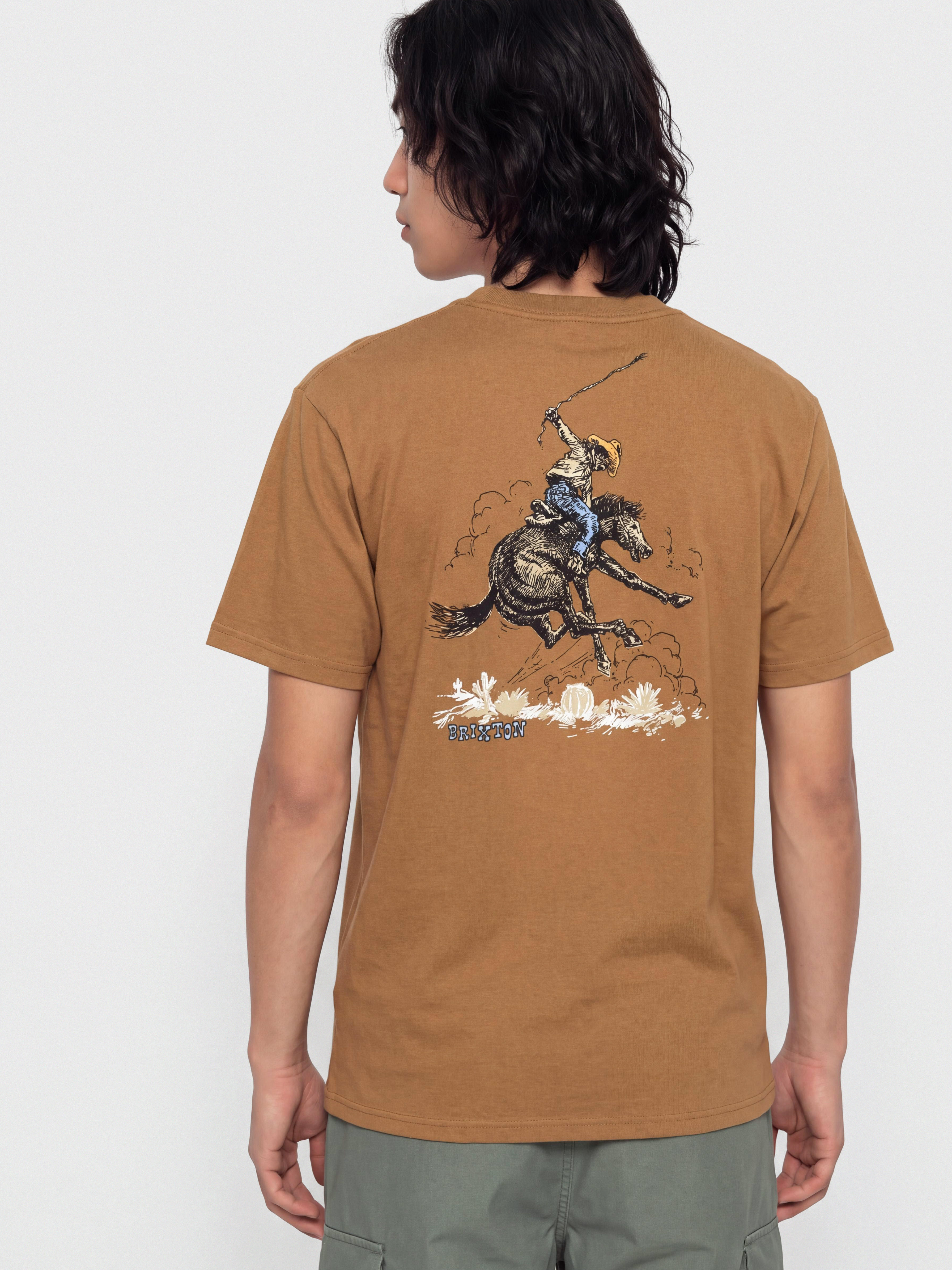 T-shirt Brixton Stirrup Stnd (brown sugar)