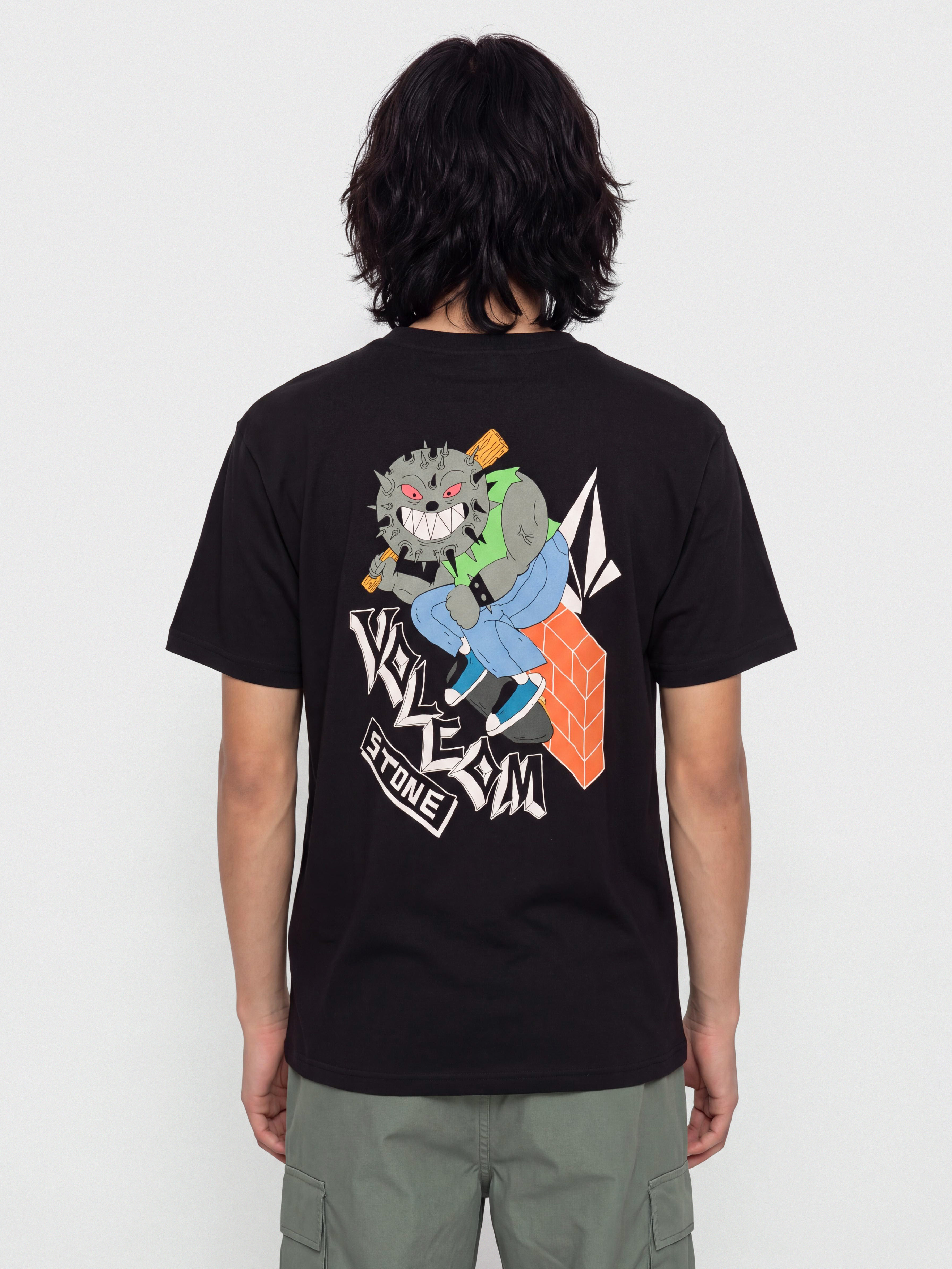 T-shirt Volcom Sk8 Break Lse (black)