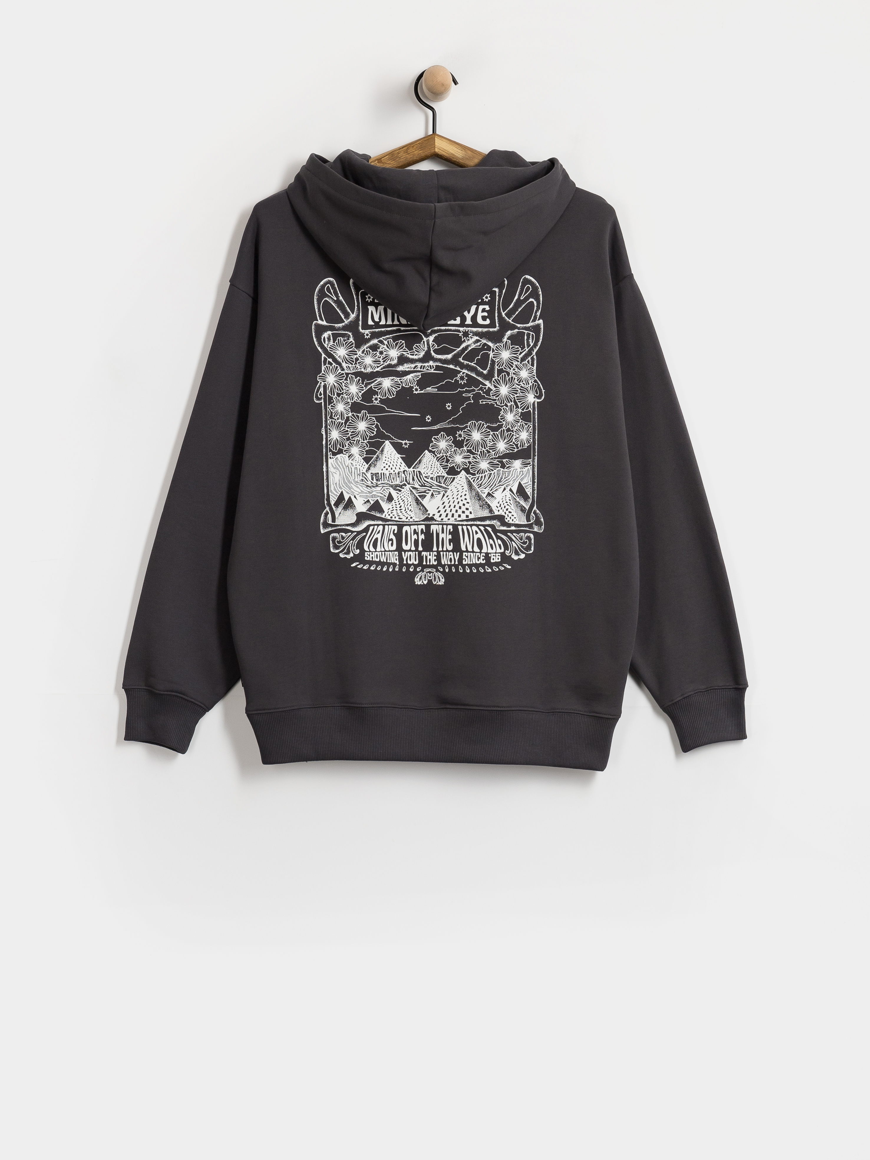Bluza z kapturem Vans Minds Eye Os HD Wmn (charcoal grey)