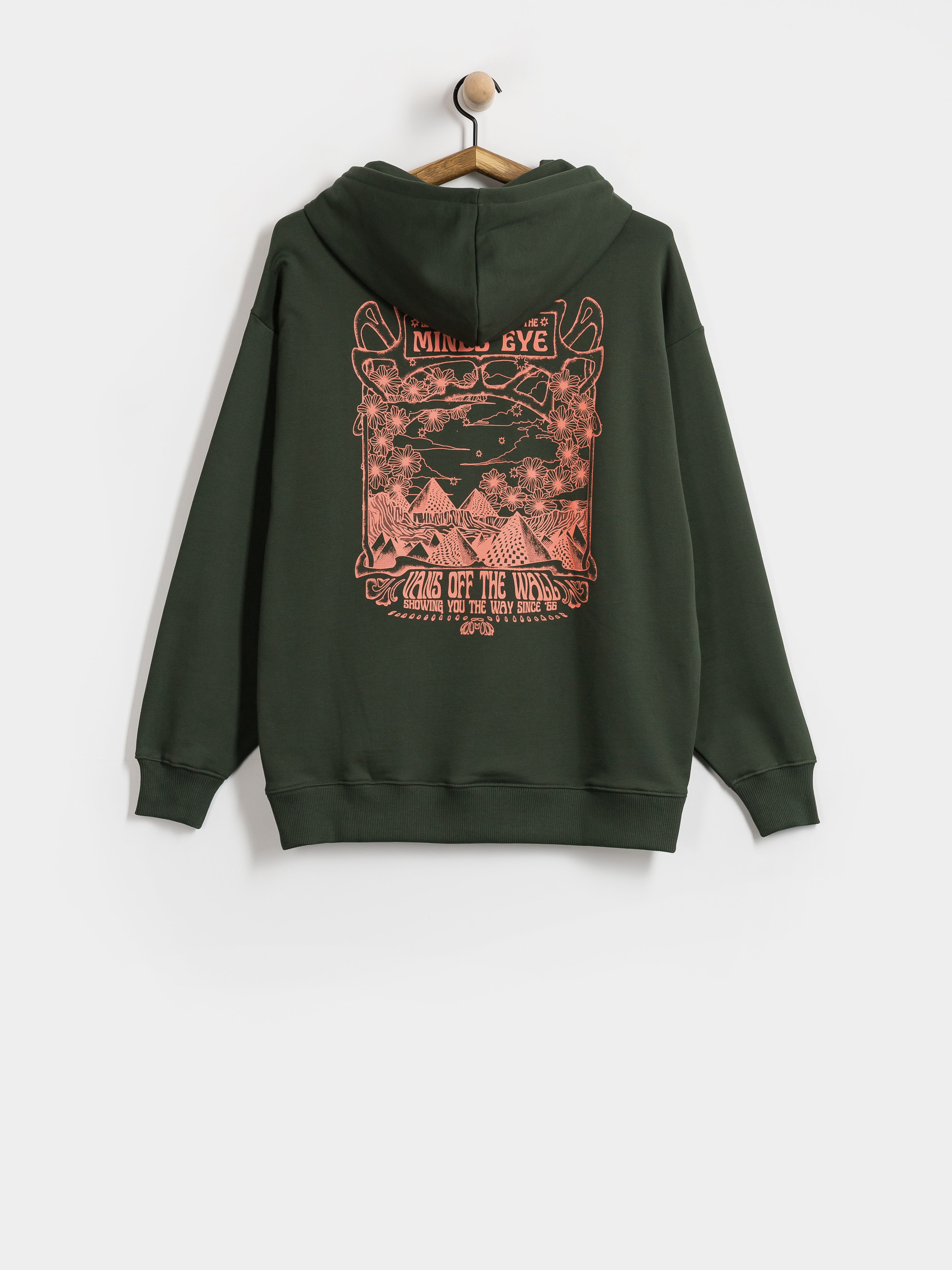 Bluza z kapturem Vans Minds Eye Os HD Wmn (oil green)