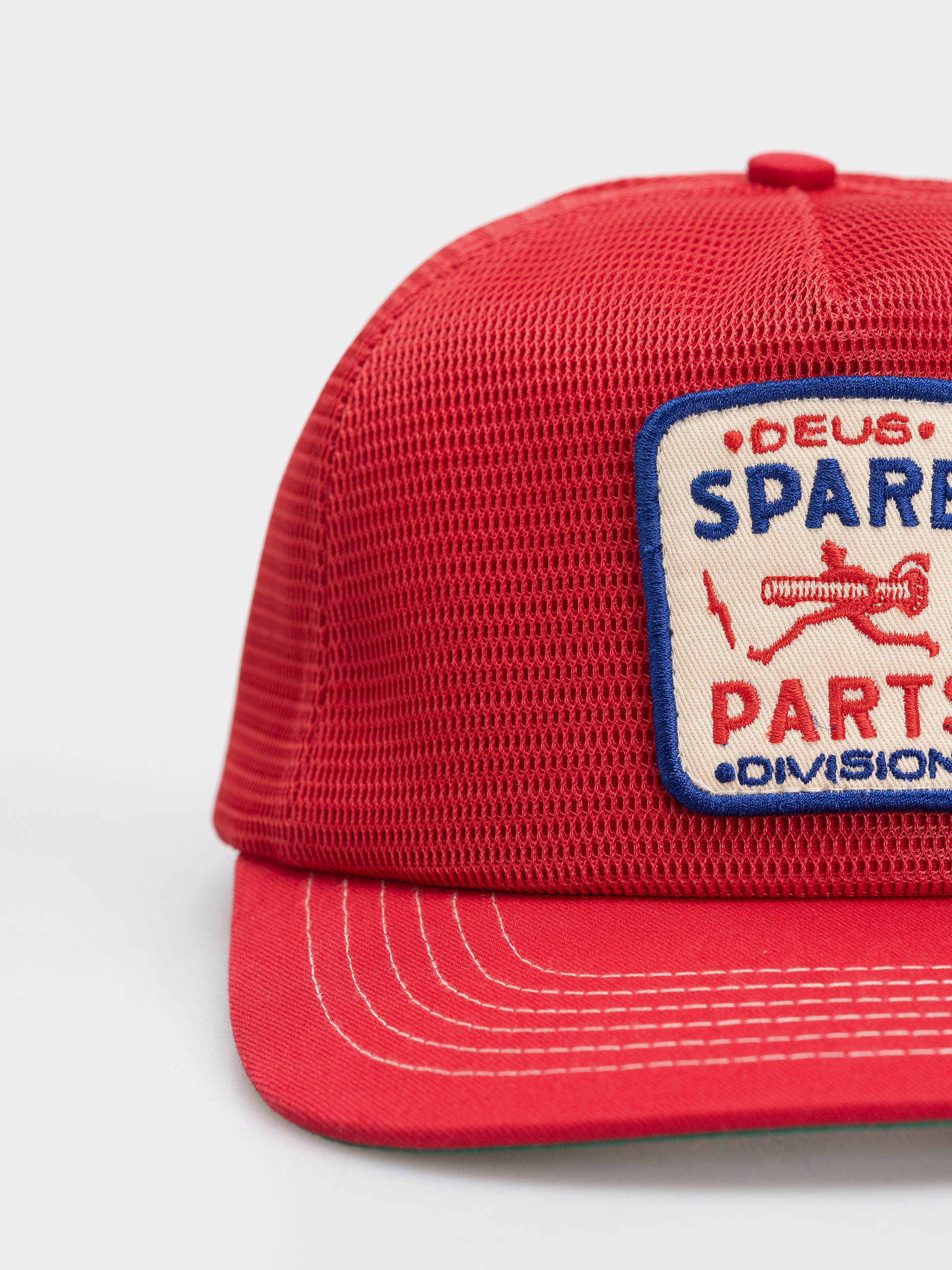 Czapka z daszkiem Deus Ex Machina Mudflap Trucker (cherry red)