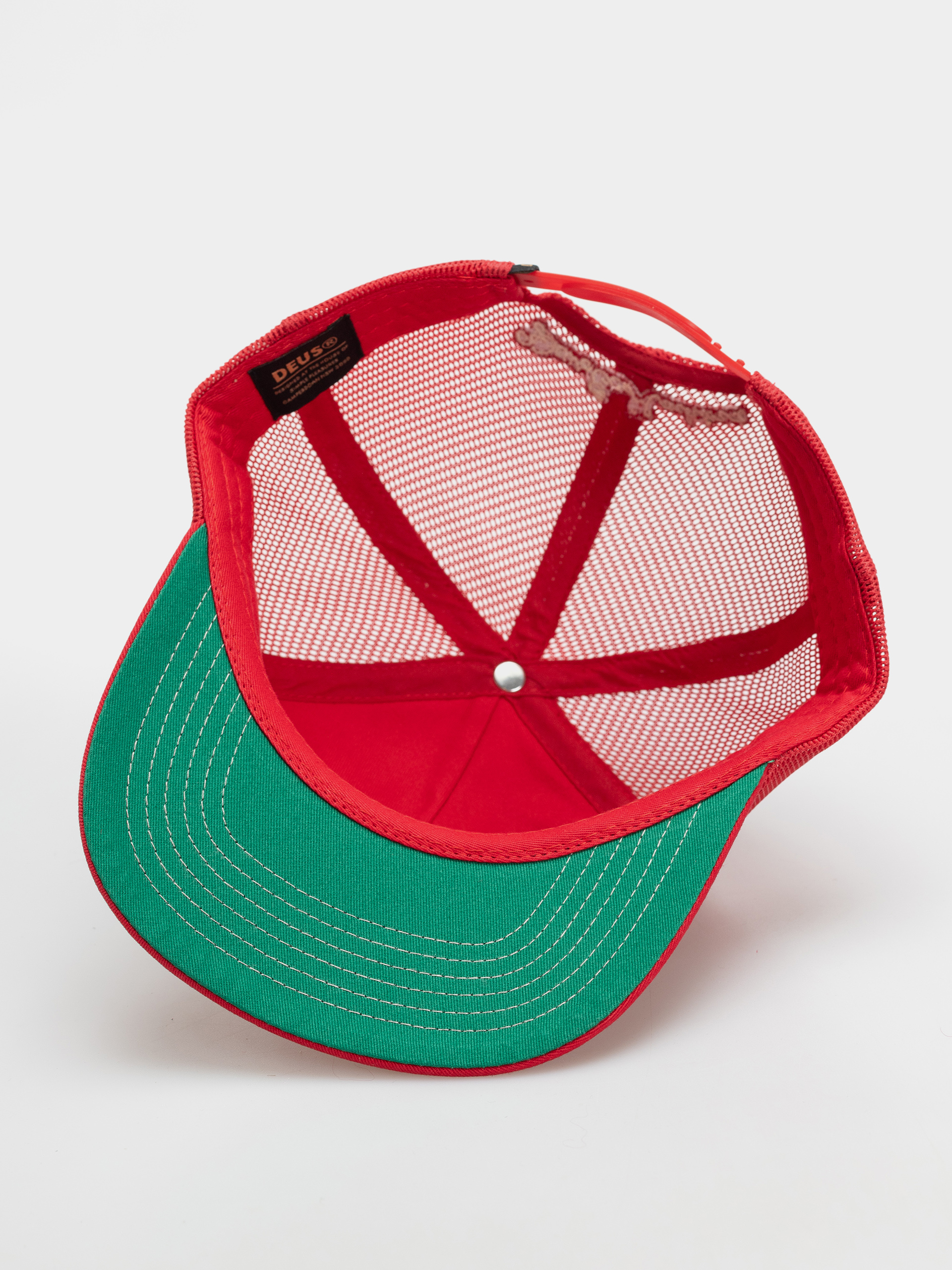 Czapka z daszkiem Deus Ex Machina Mudflap Trucker (cherry red)